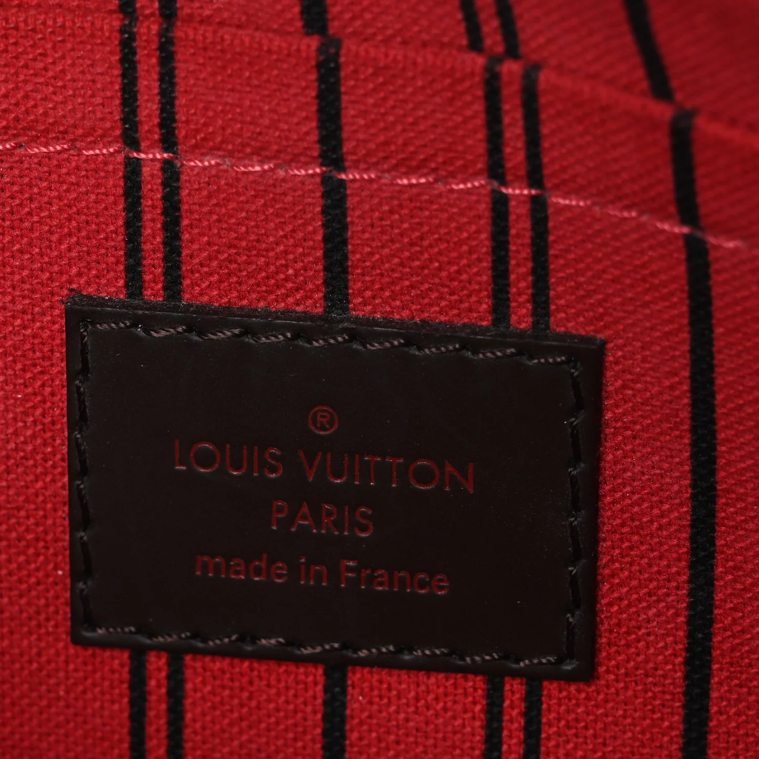 Damier Ebene Neverfull MM GM Pochette - Image 6