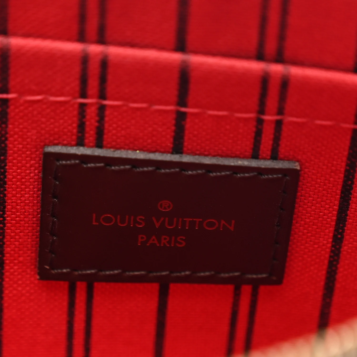 Damier Ebene Neverfull MM GM Pochette - Image 6