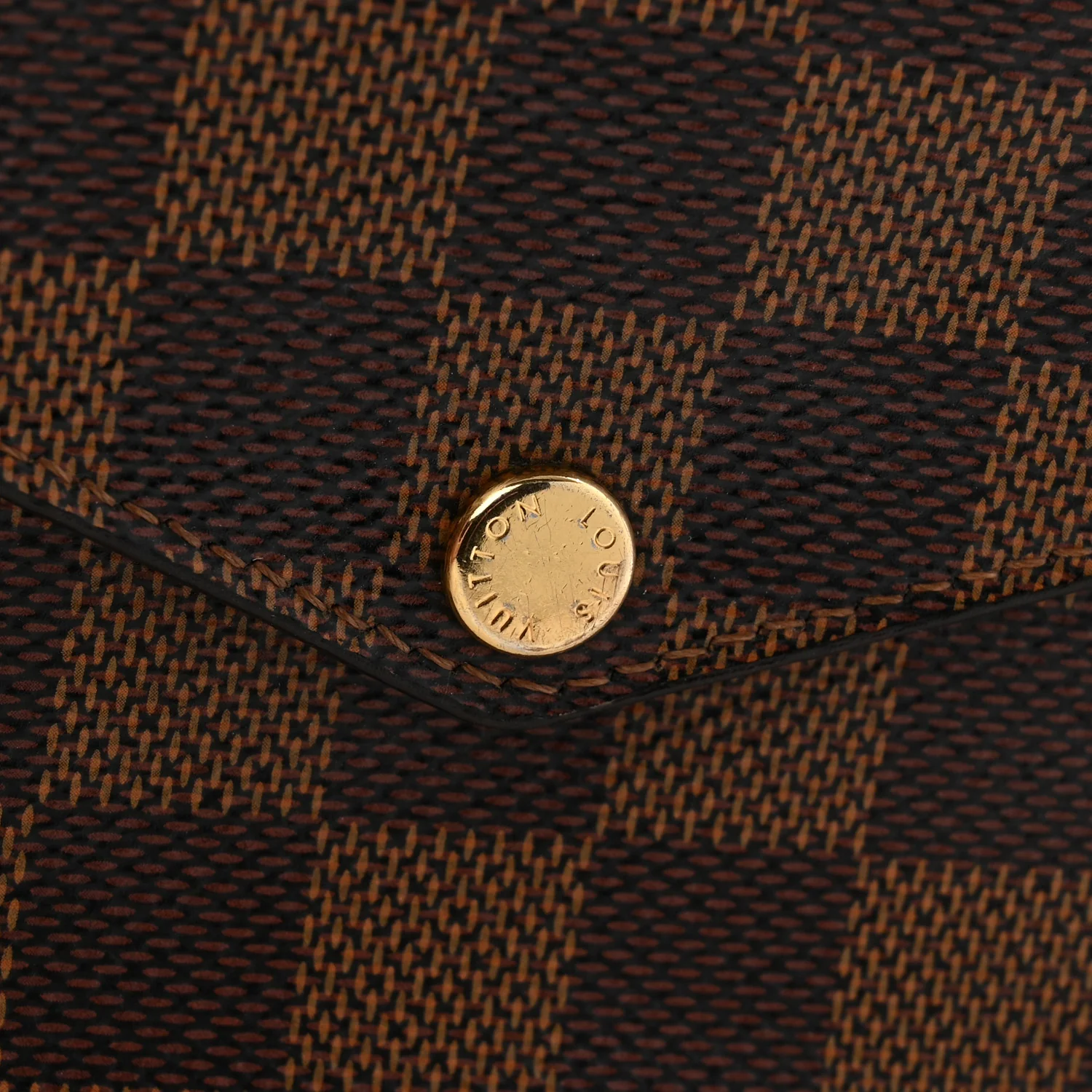Damier Ebene Pochette Felicie Chain Wallet - Image 12
