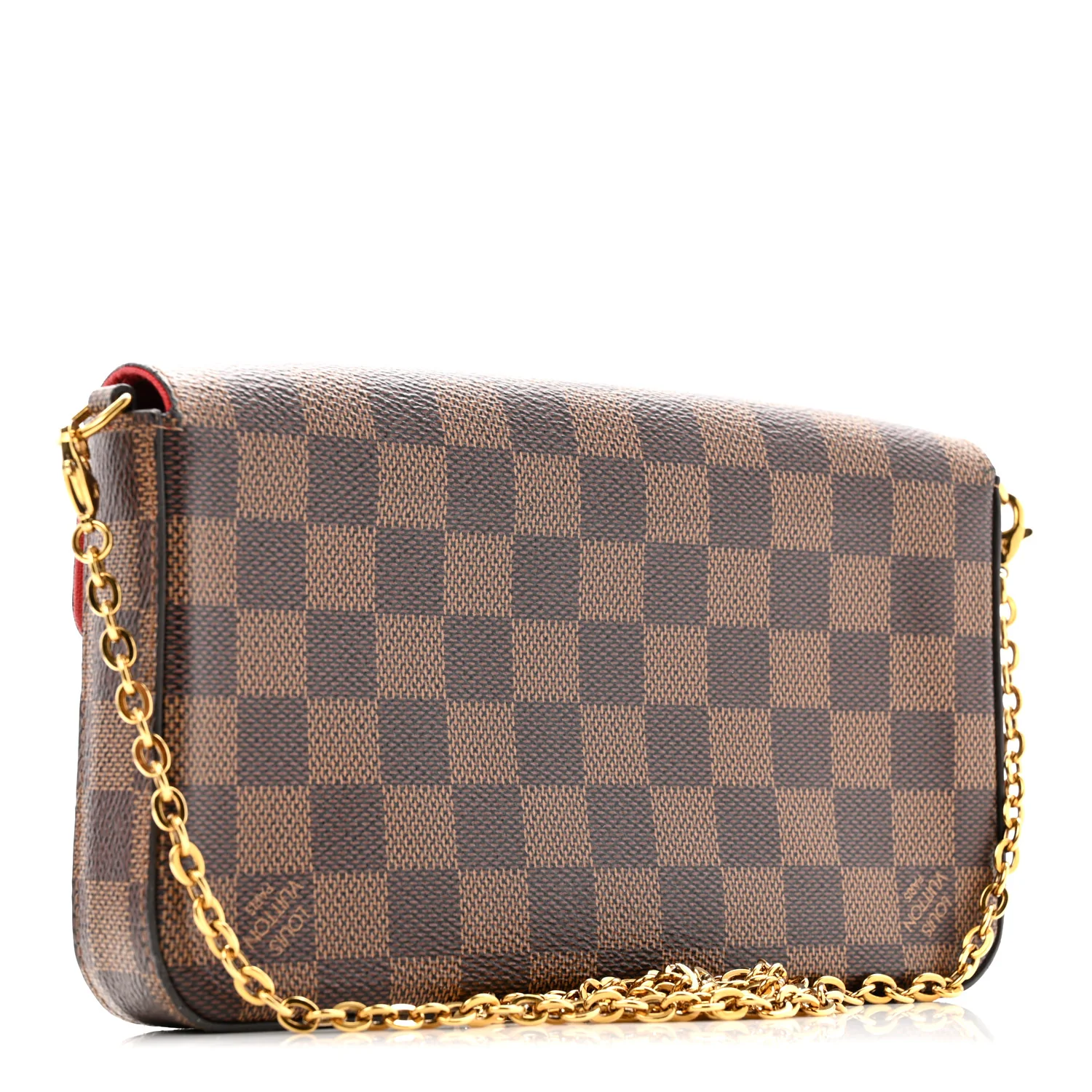 Damier Ebene Pochette Felicie Chain Wallet - Image 4