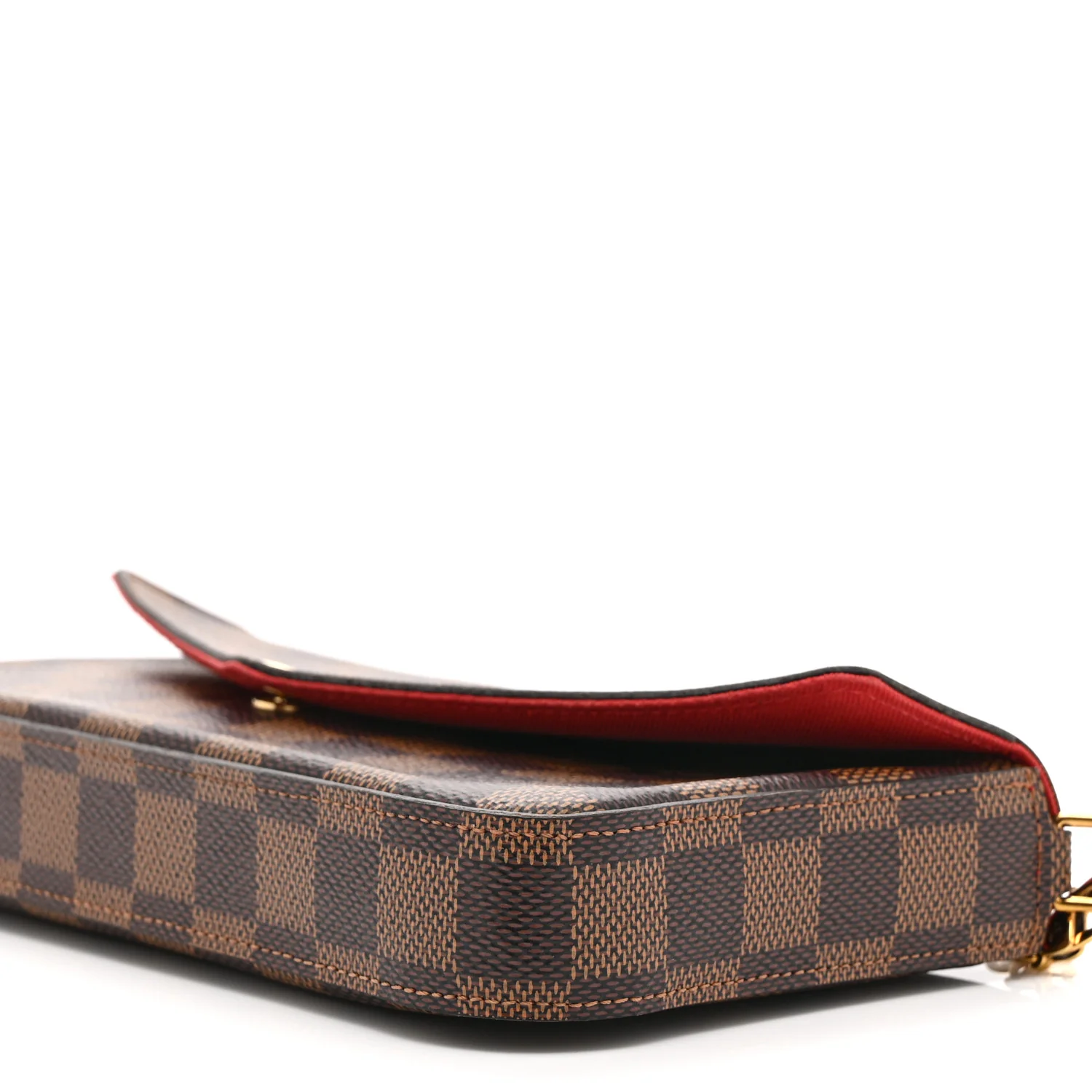 Damier Ebene Pochette Felicie Chain Wallet - Image 11