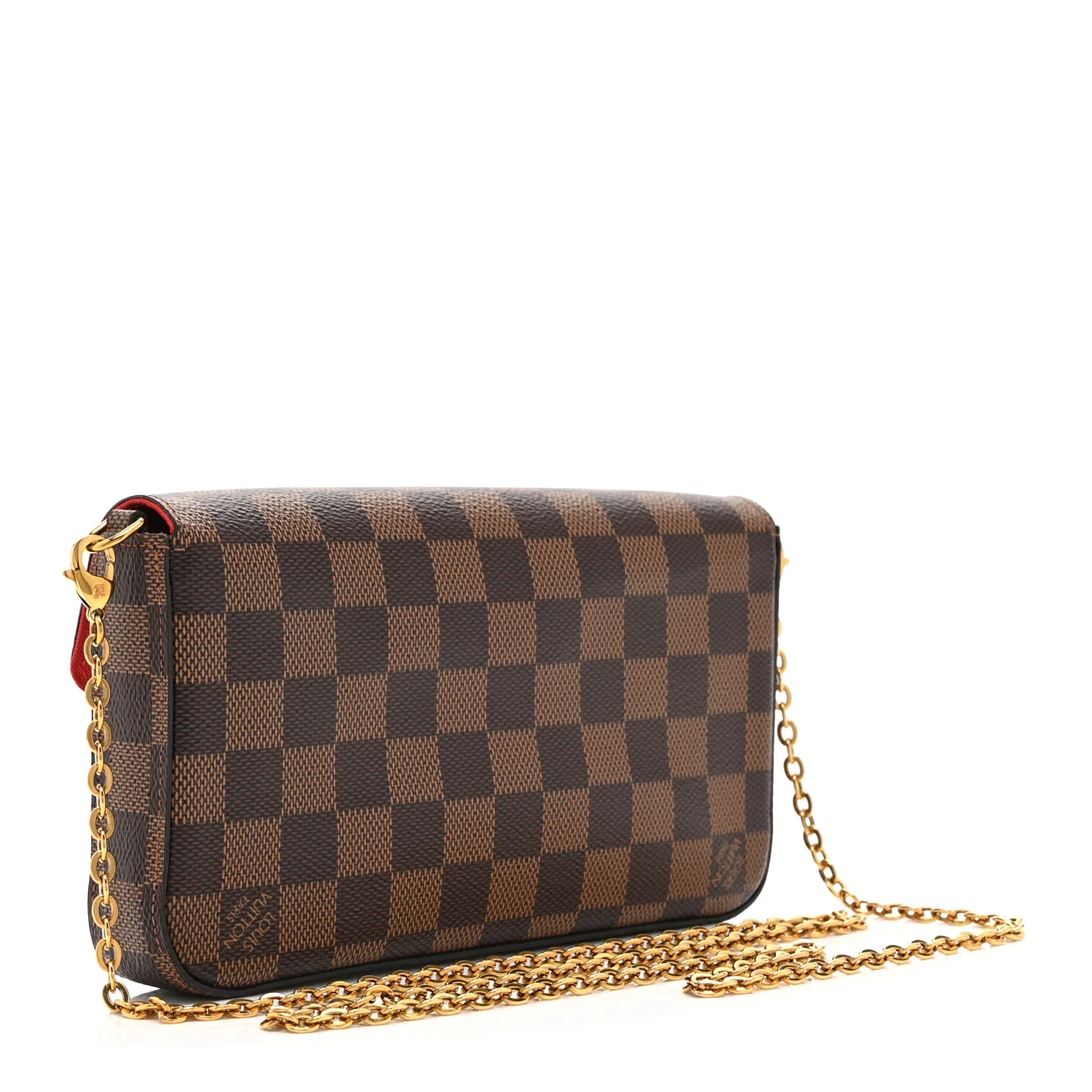 Damier Ebene Pochette Felicie Chain Wallet - Image 4