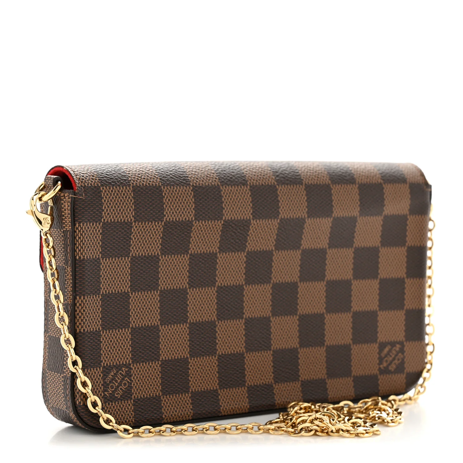 Damier Ebene Pochette Felicie Chain Wallet - Image 3