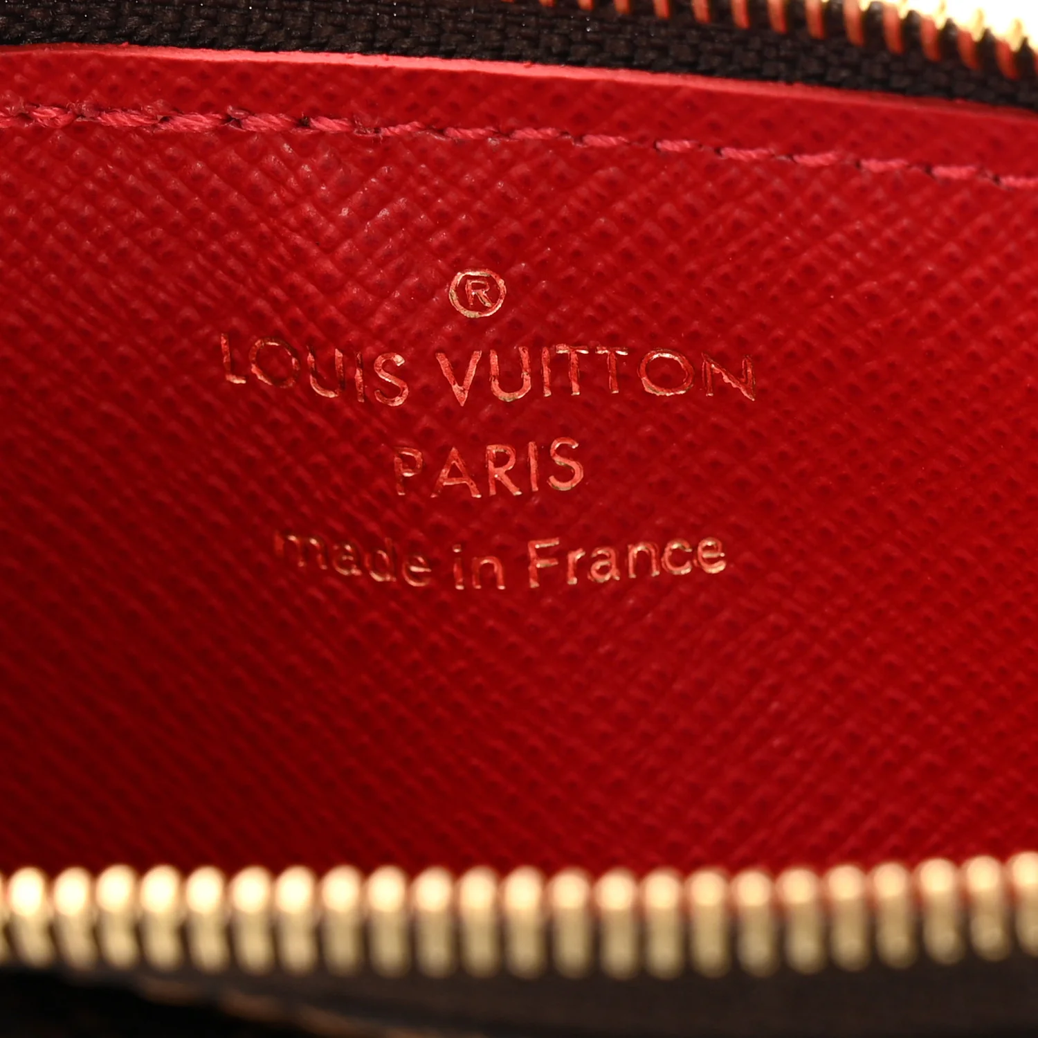 Damier Ebene Recto Verso Card Holder Red - Image 6