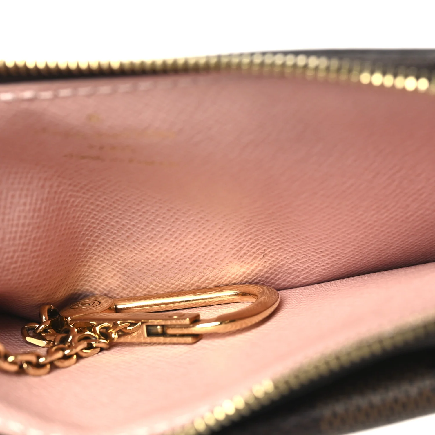 Damier Ebene Recto Verso Card Holder Rose Ballerine - Image 5