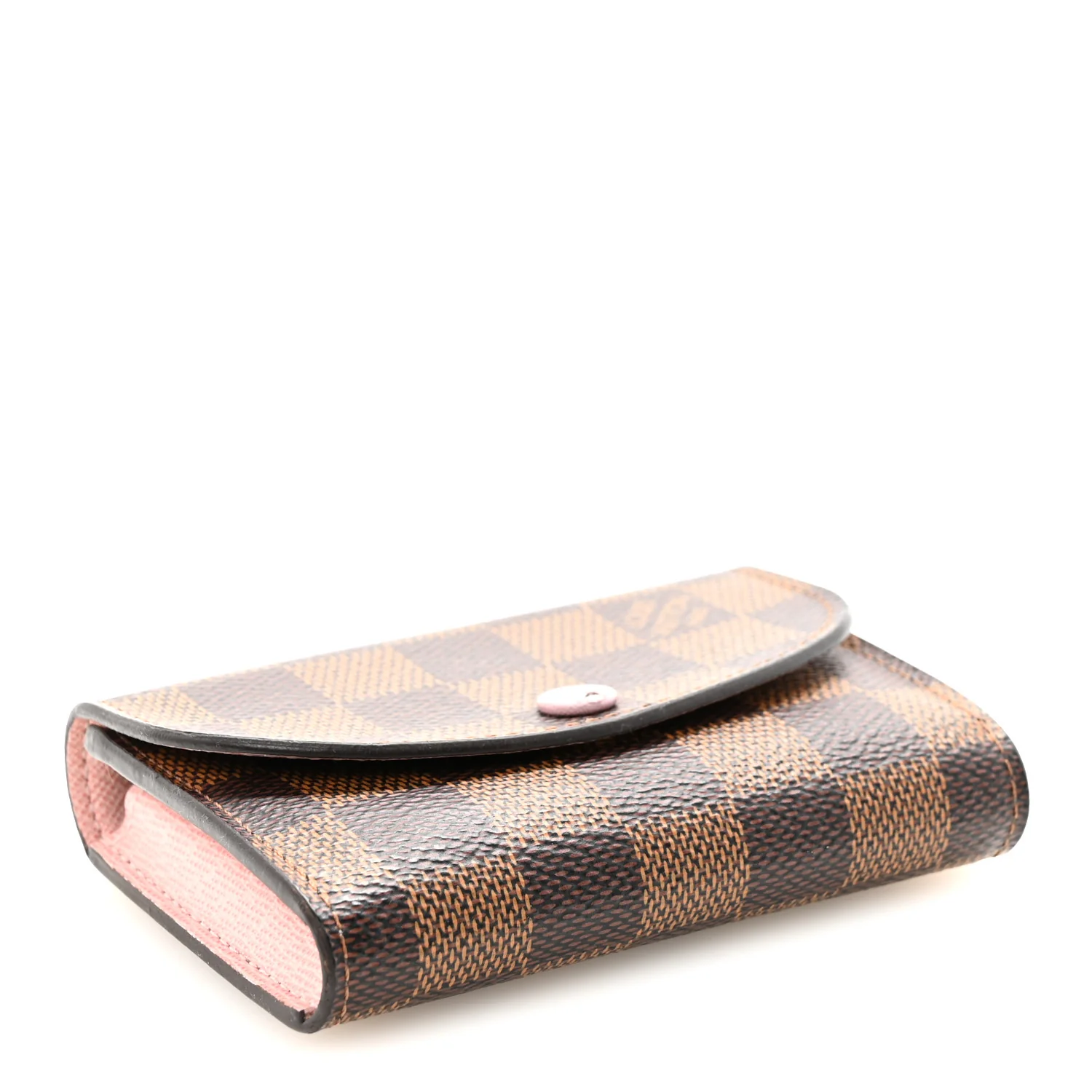 Damier Ebene Rosalie Coin Purse Rose Ballerine - Image 4