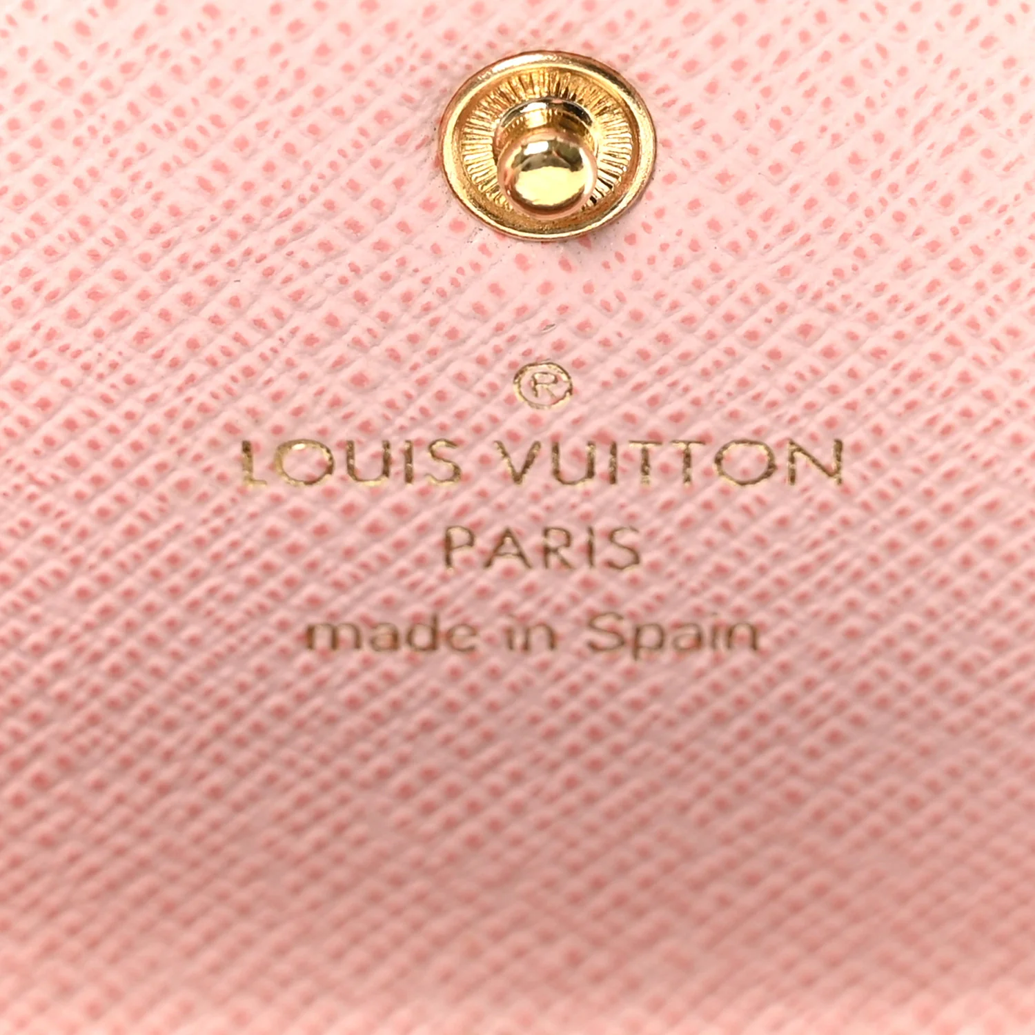 Damier Ebene Rosalie Coin Purse Rose Ballerine - Image 6