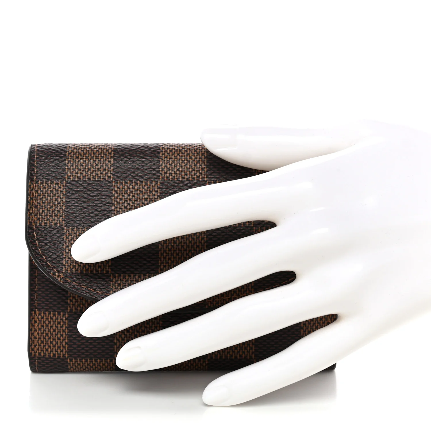 Damier Ebene Rosalie Coin Purse Rose Ballerine - Image 2
