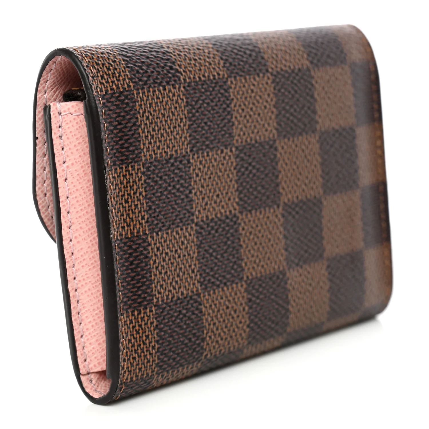 Damier Ebene Rosalie Coin Purse Rose Ballerine - Image 3