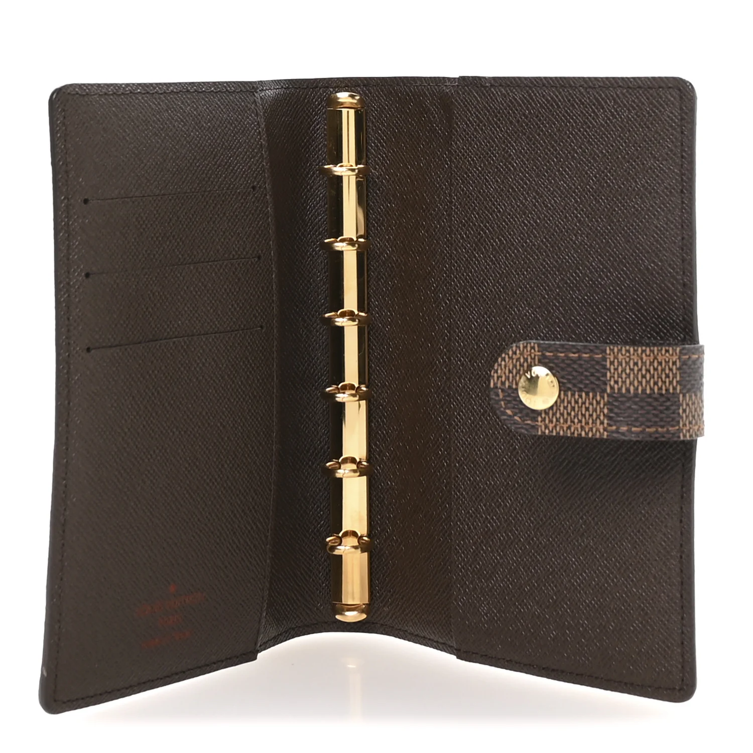 Damier Ebene Small Ring Agenda Cover - Image 5