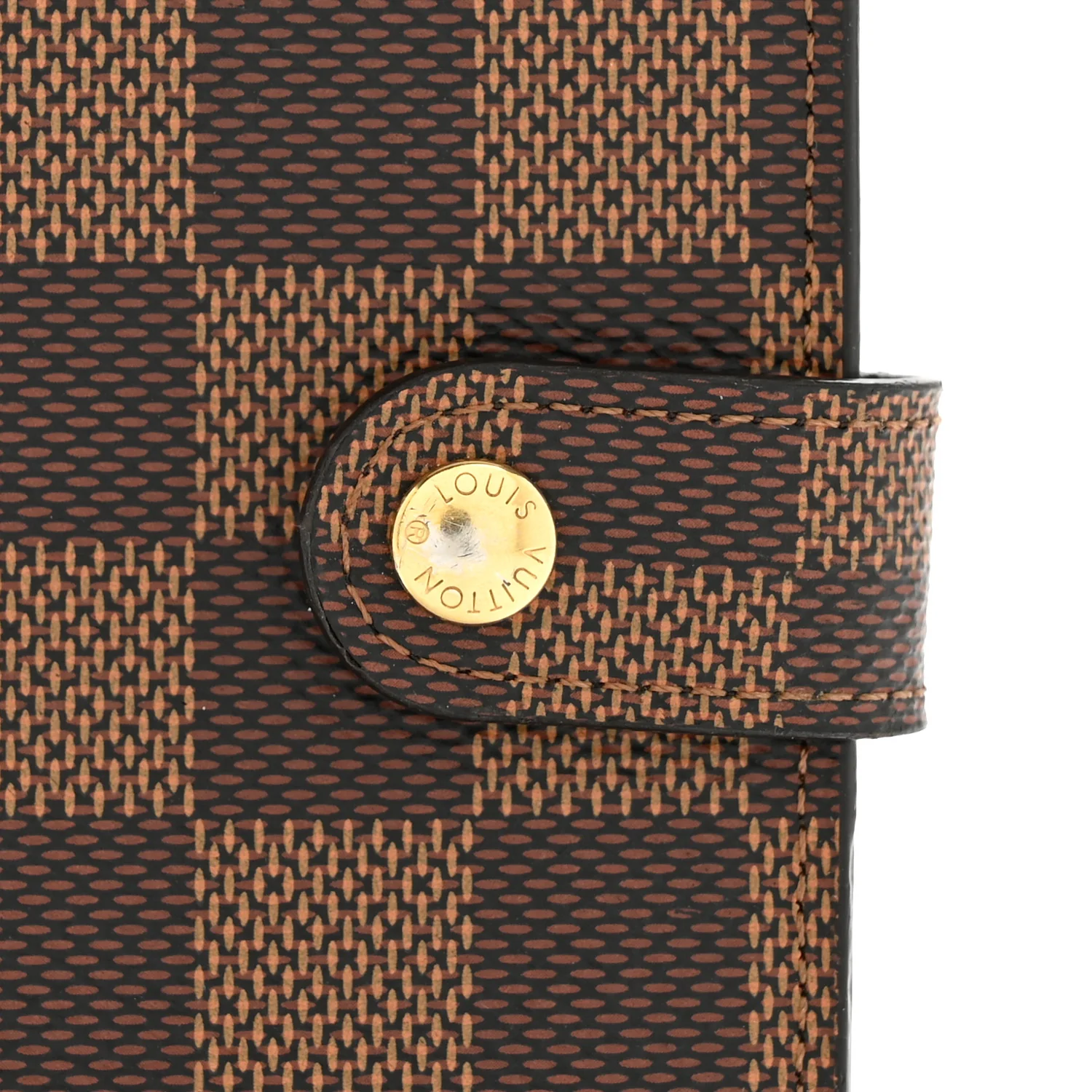 Damier Ebene Small Ring Agenda Cover - Image 8