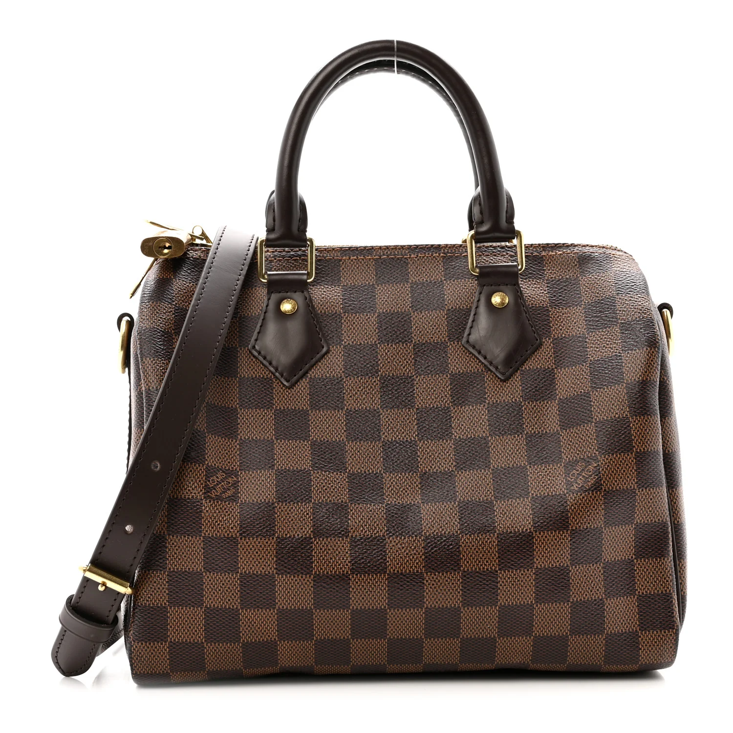 Damier Ebene Speedy Bandouliere 25