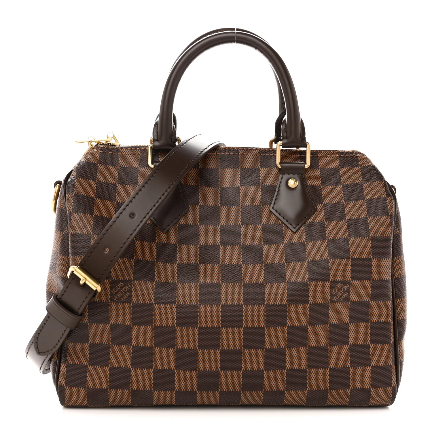 Damier Ebene Speedy Bandouliere 25
