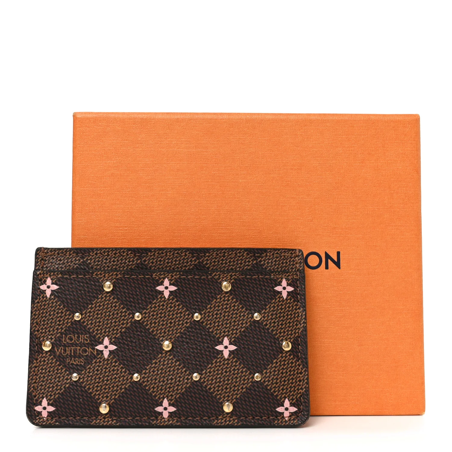 Damier Ebene Studded Card Holder - Image 7