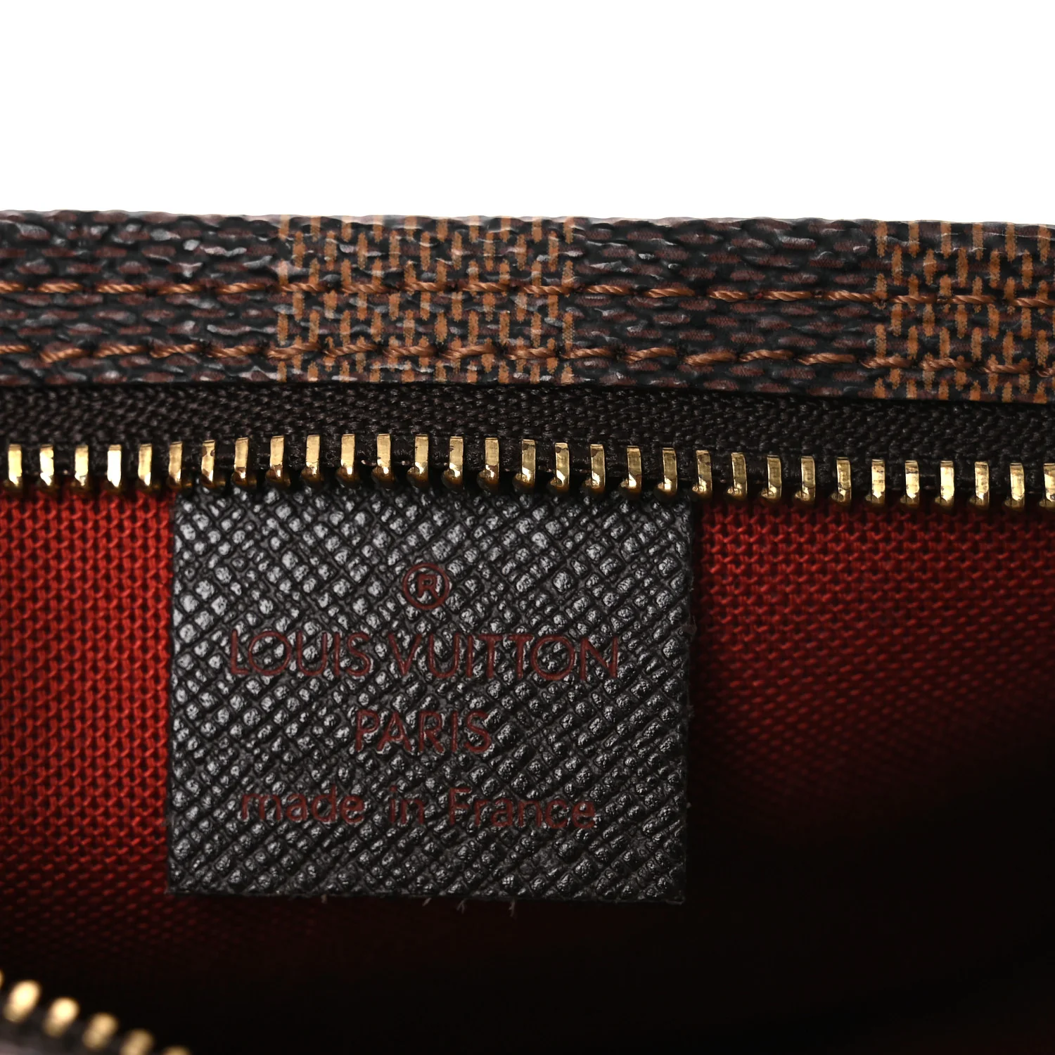 Damier Ebene Trousse Make Up Bag Pochette - Image 6