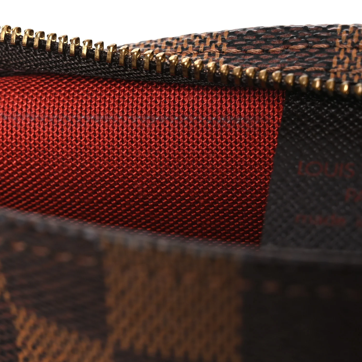 Damier Ebene Trousse Make Up Bag Pochette - Image 11