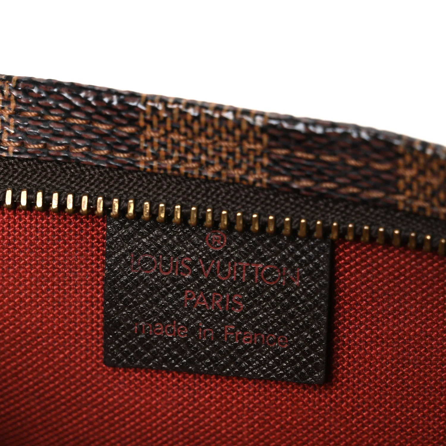 Damier Ebene Trousse Make Up Bag Pochette - Image 6