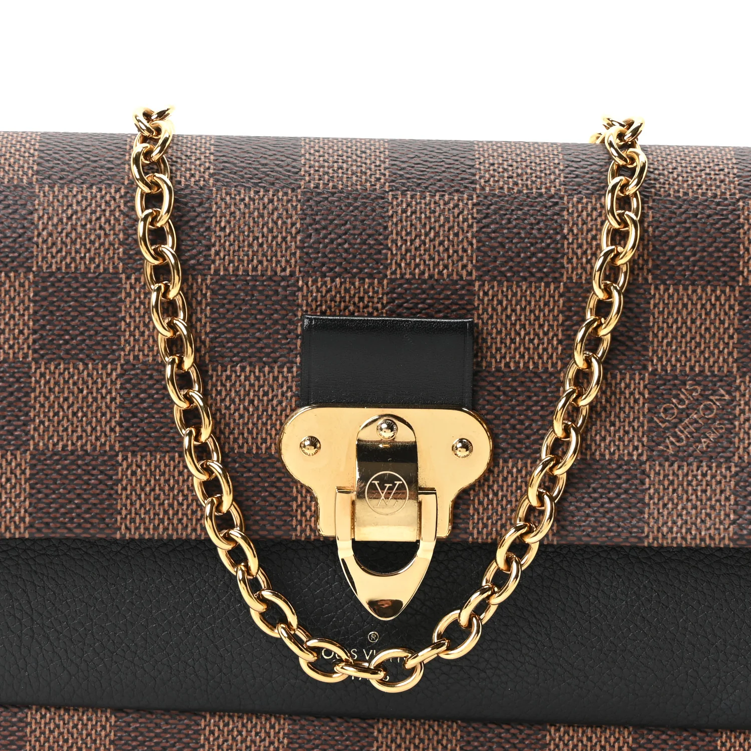Damier Ebene Vavin Chain Wallet Black - Image 12