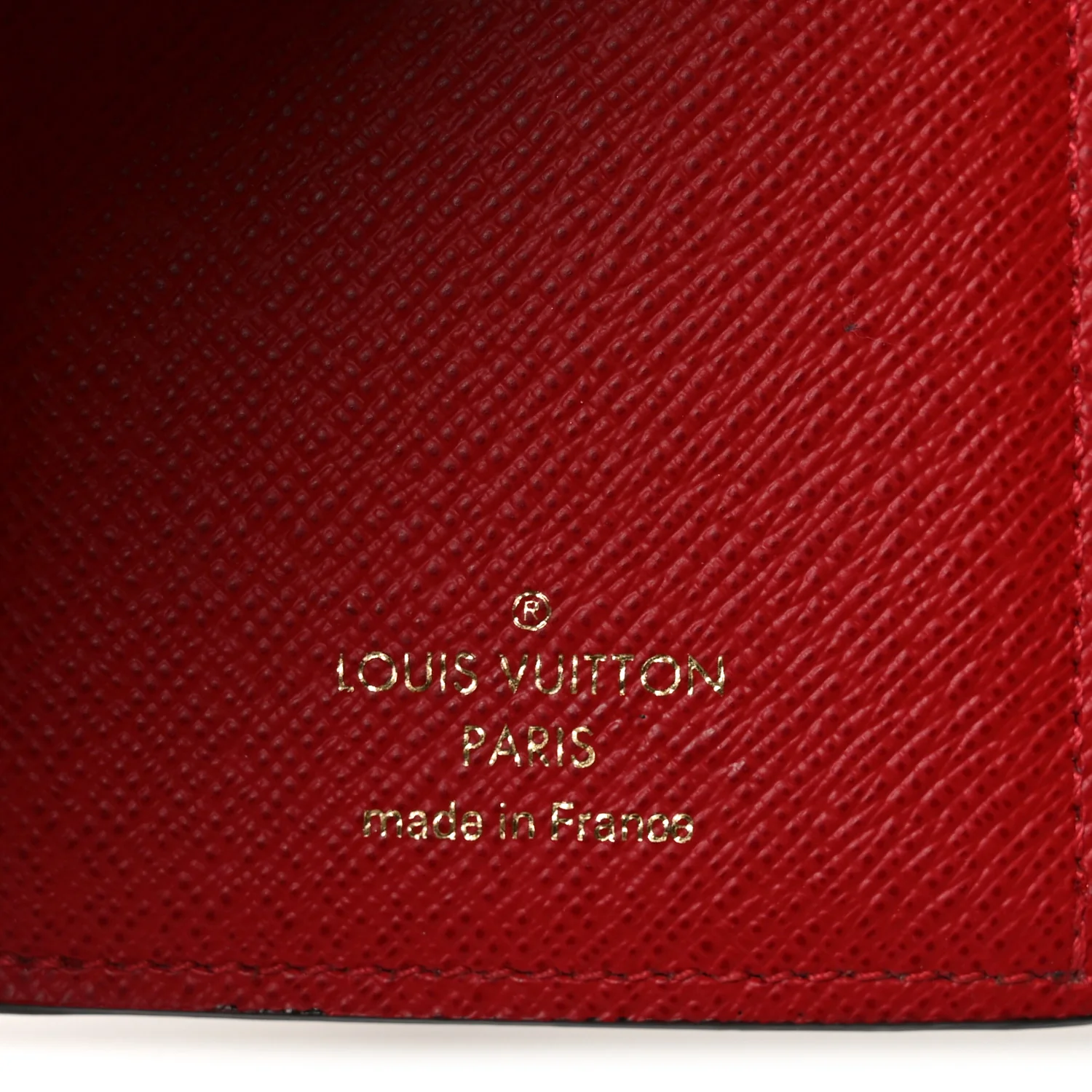 Damier Ebene Victorine Wallet Red - Image 6