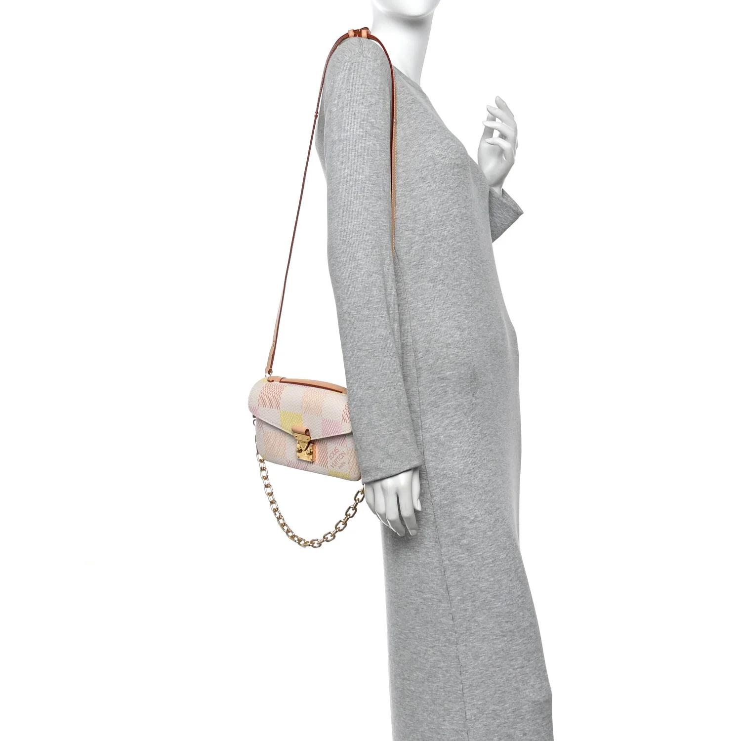 Damier Giant Pochette Metis East West Peach - Image 2