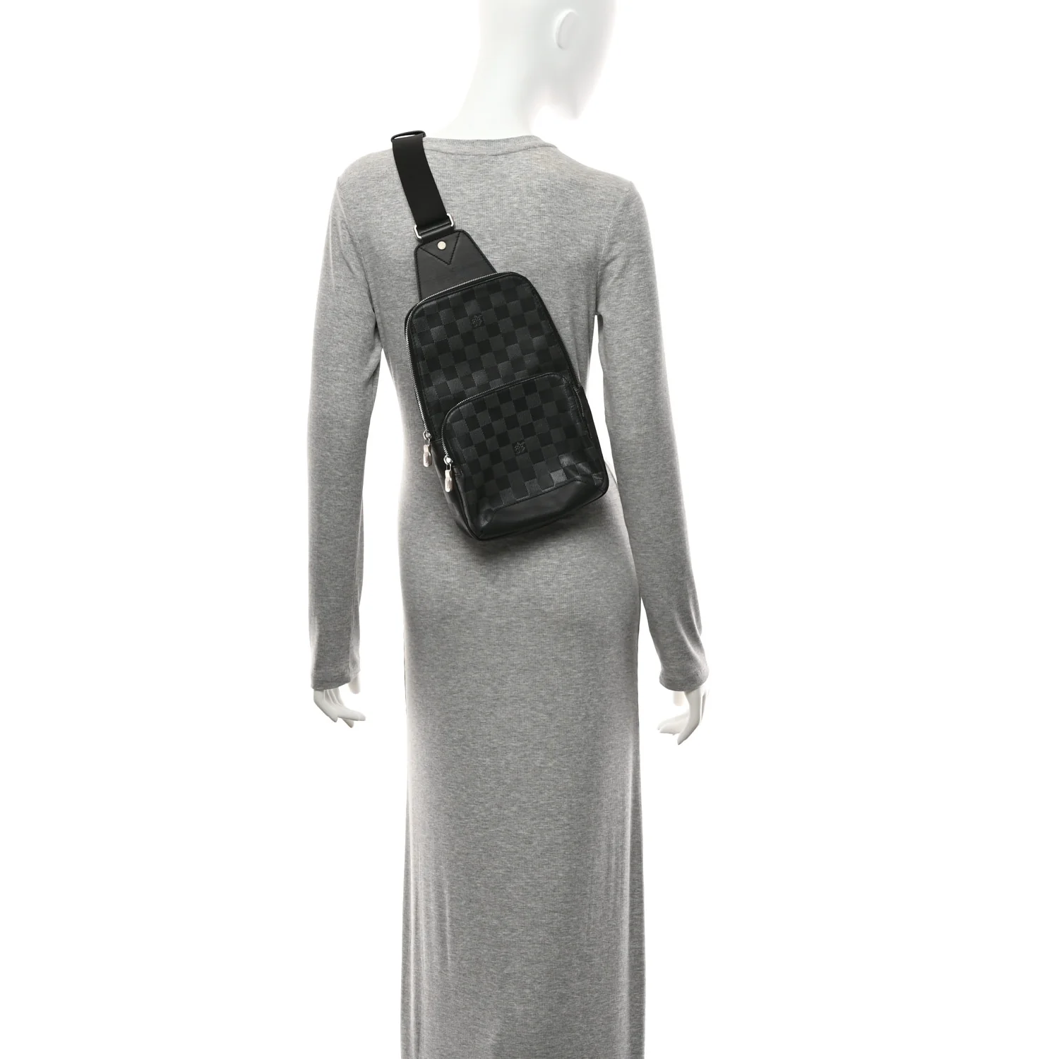 Damier Graphite Avenue Sling Bag Onyx Silver - Image 2