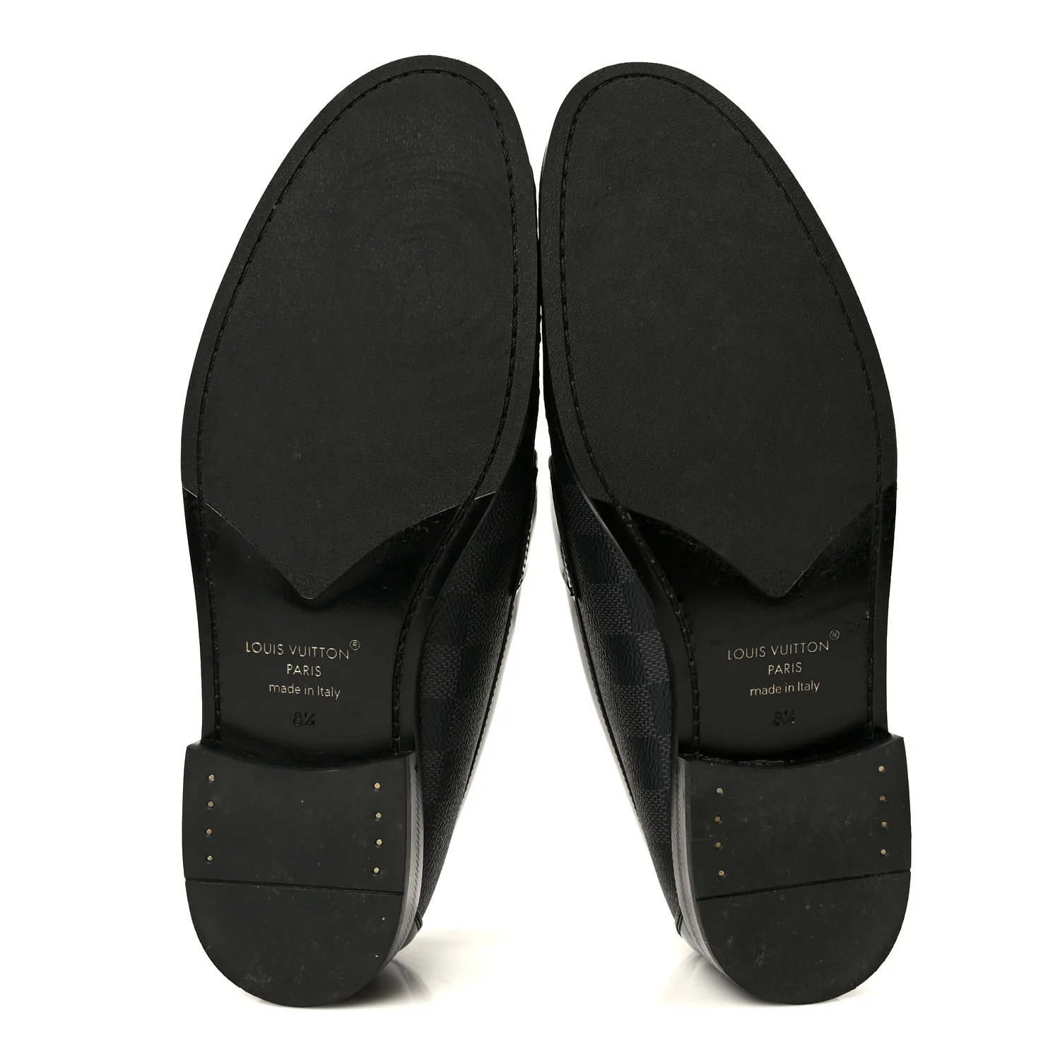 Damier Graphite Calfskin Mens Major Loafers 8.5 - Image 6