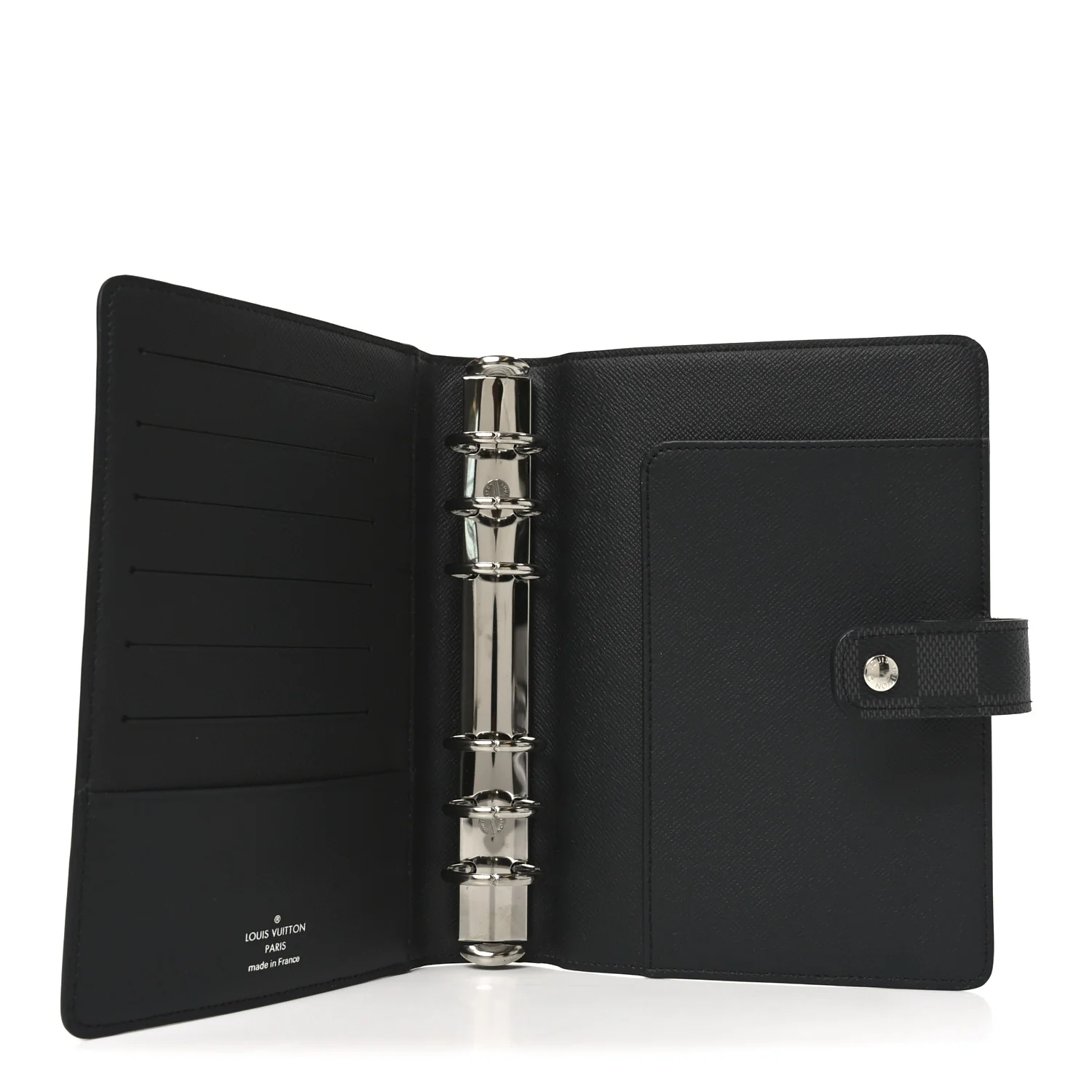 Damier Graphite Medium Ring Agenda Cover - Image 5