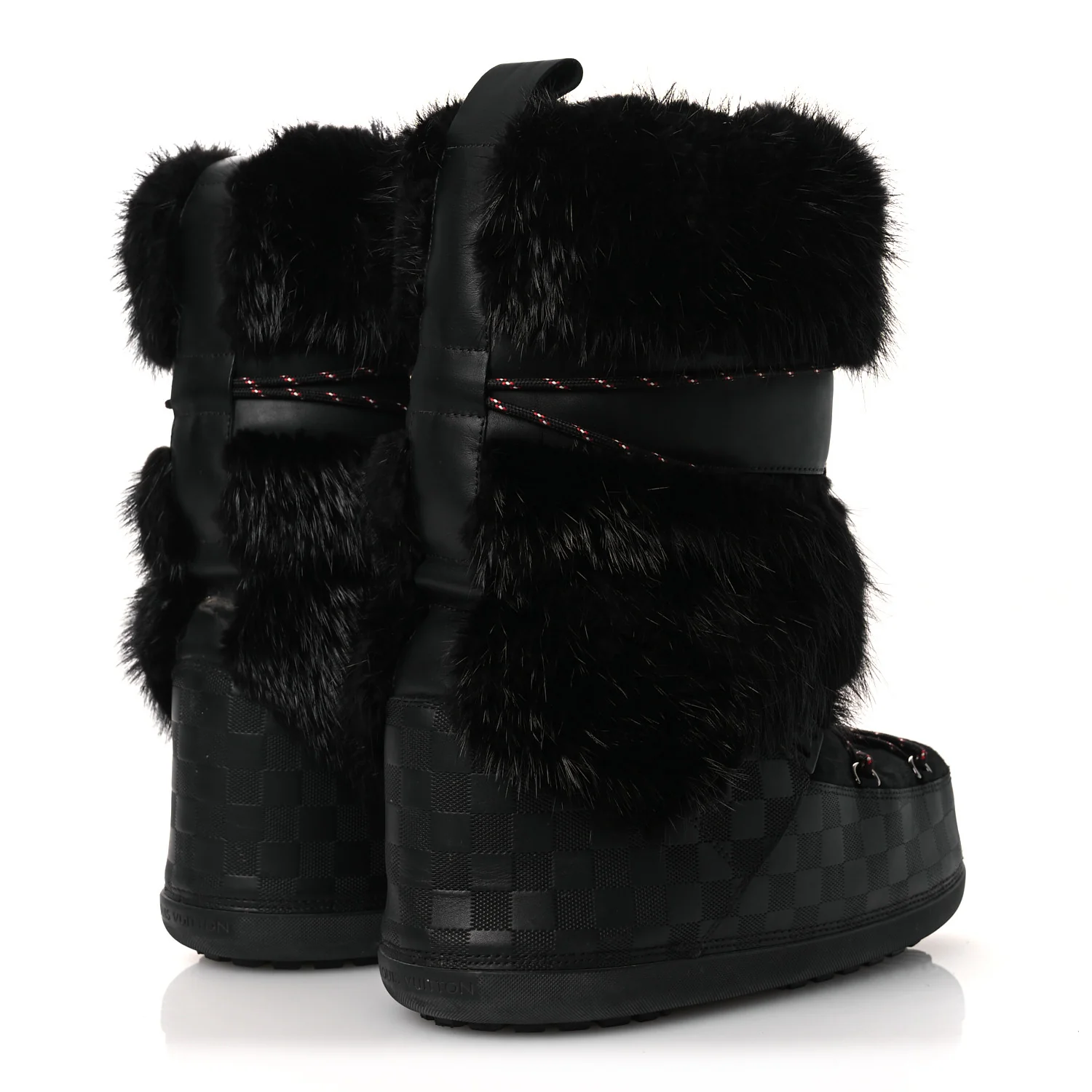 Damier Infini Fur Mens Snowstorm Boot 9 Black - Image 5