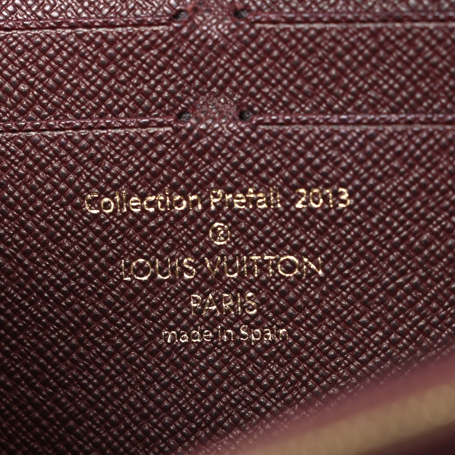Damier Paillettes Zippy Wallet Red - Image 6