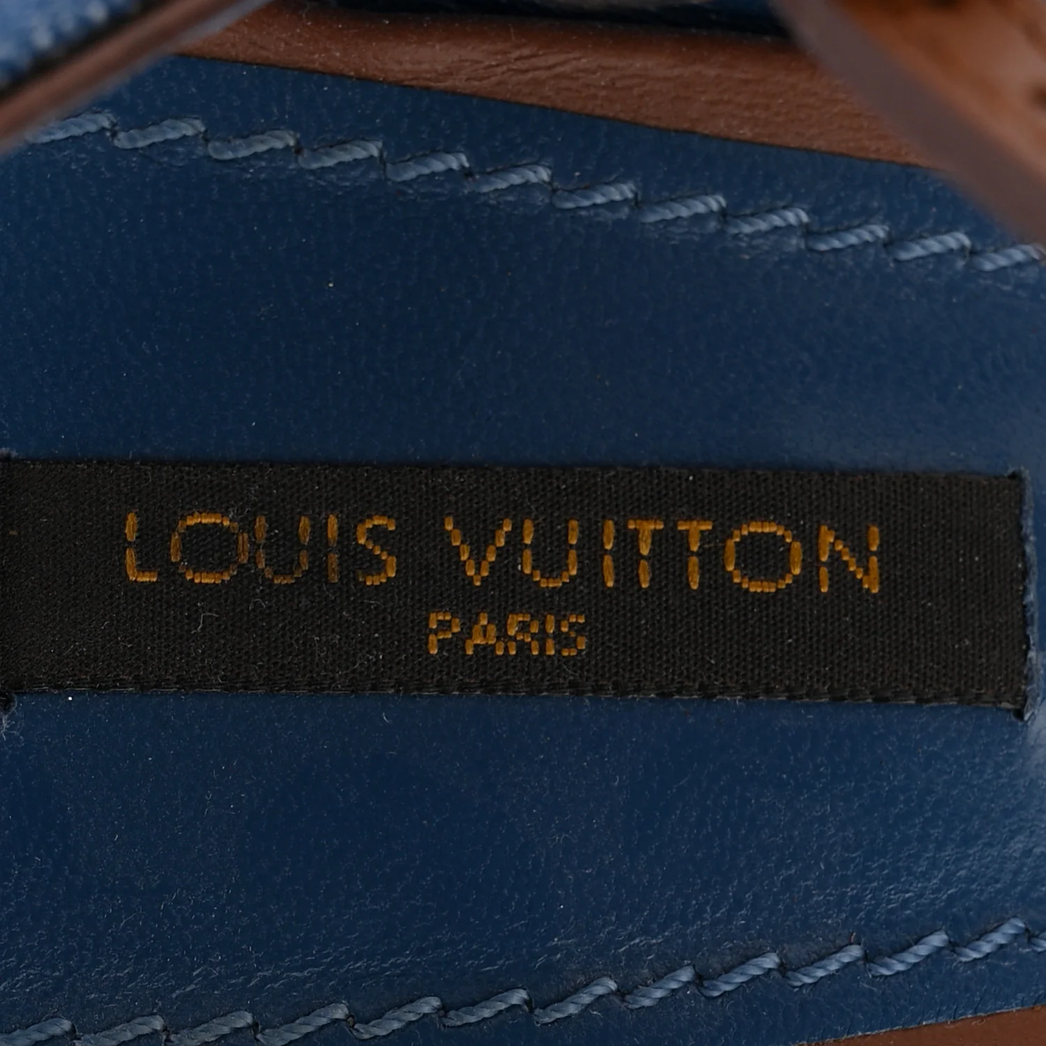 Denim Articles de Voyage Wedges 37.5 Blue - Image 9