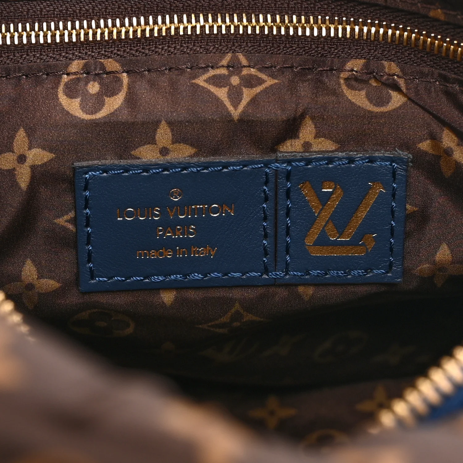 Econyl Mini Monogram Pillow Speedy Bandouliere 25 Navy - Image 6