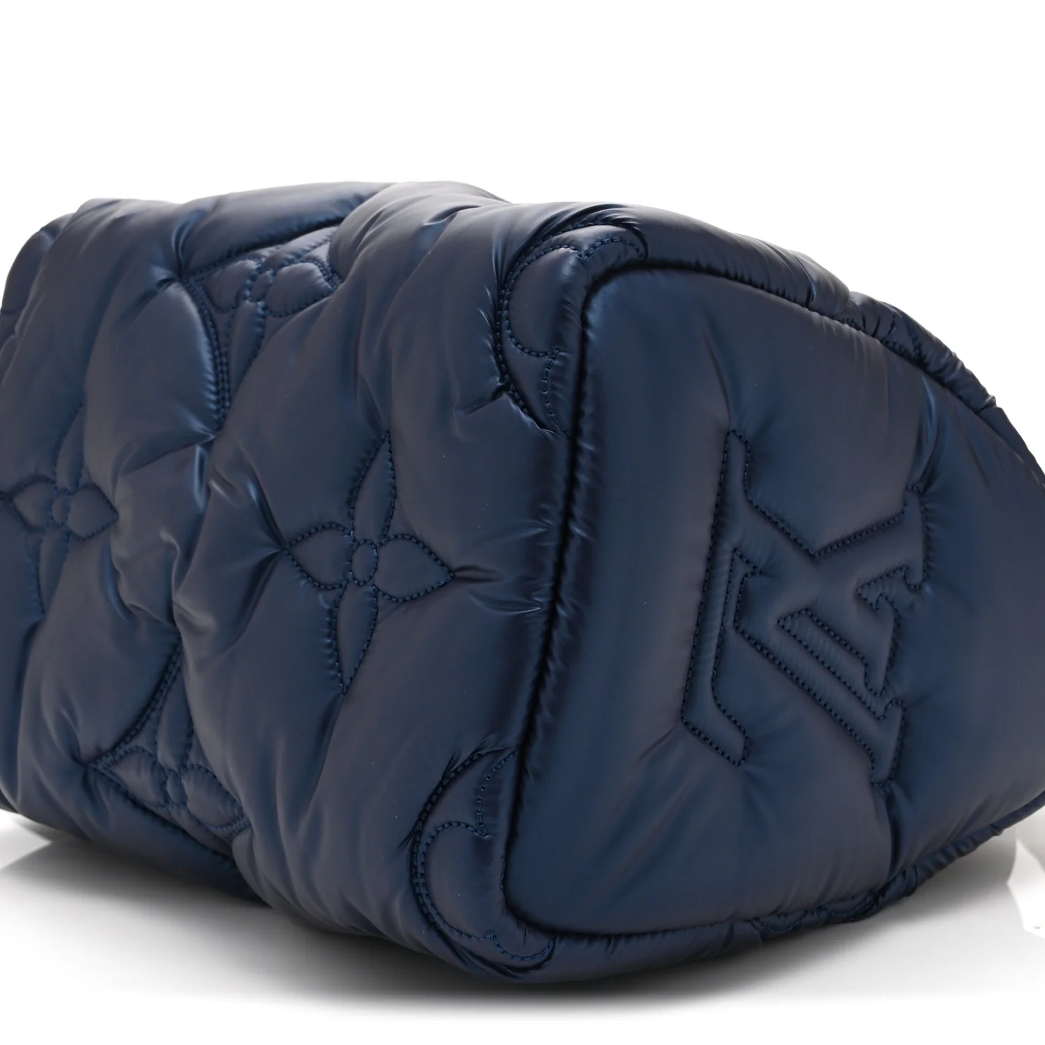 Econyl Mini Monogram Pillow Speedy Bandouliere 25 Navy - Image 9