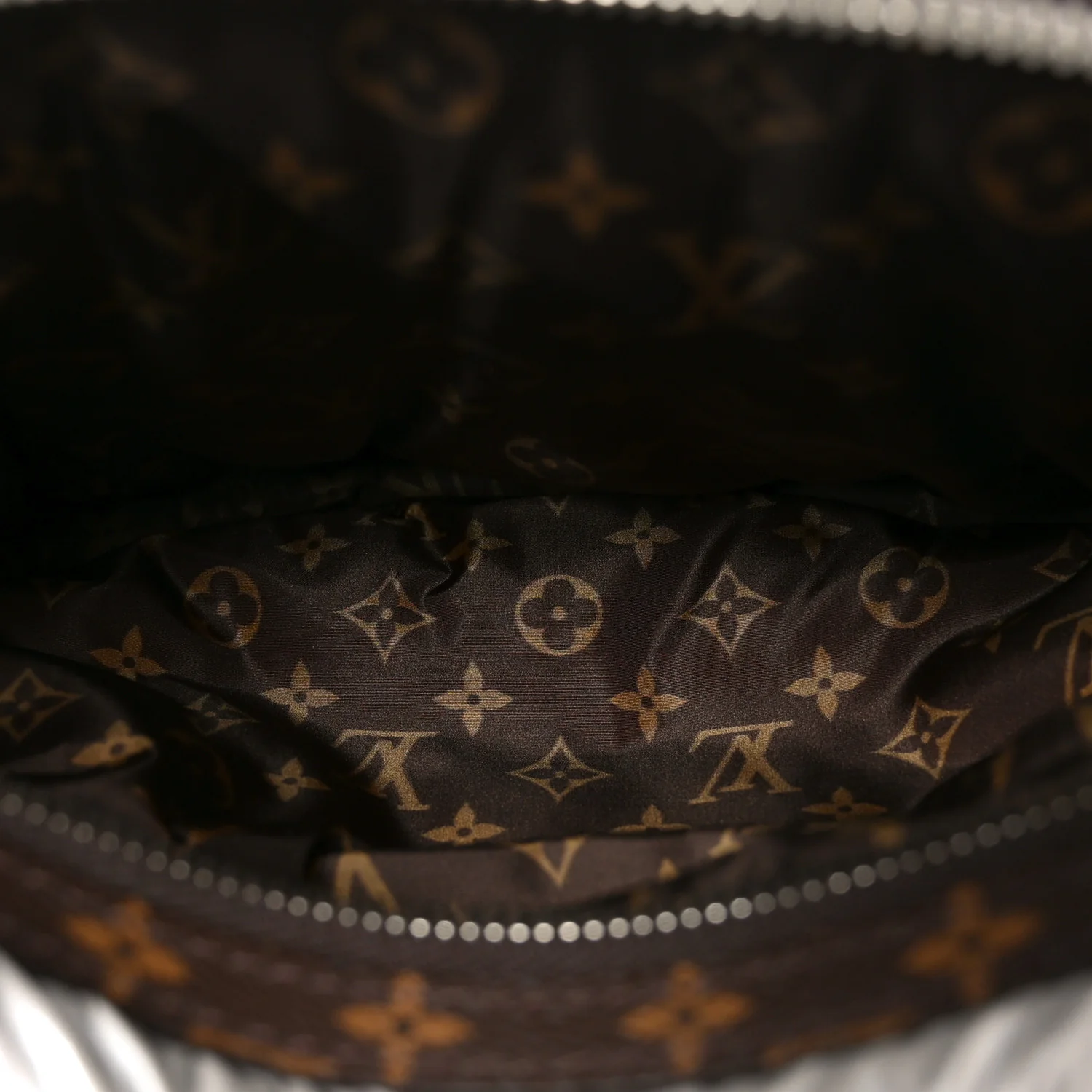 Econyl Monogram Pillow BumBag Silver - Image 5