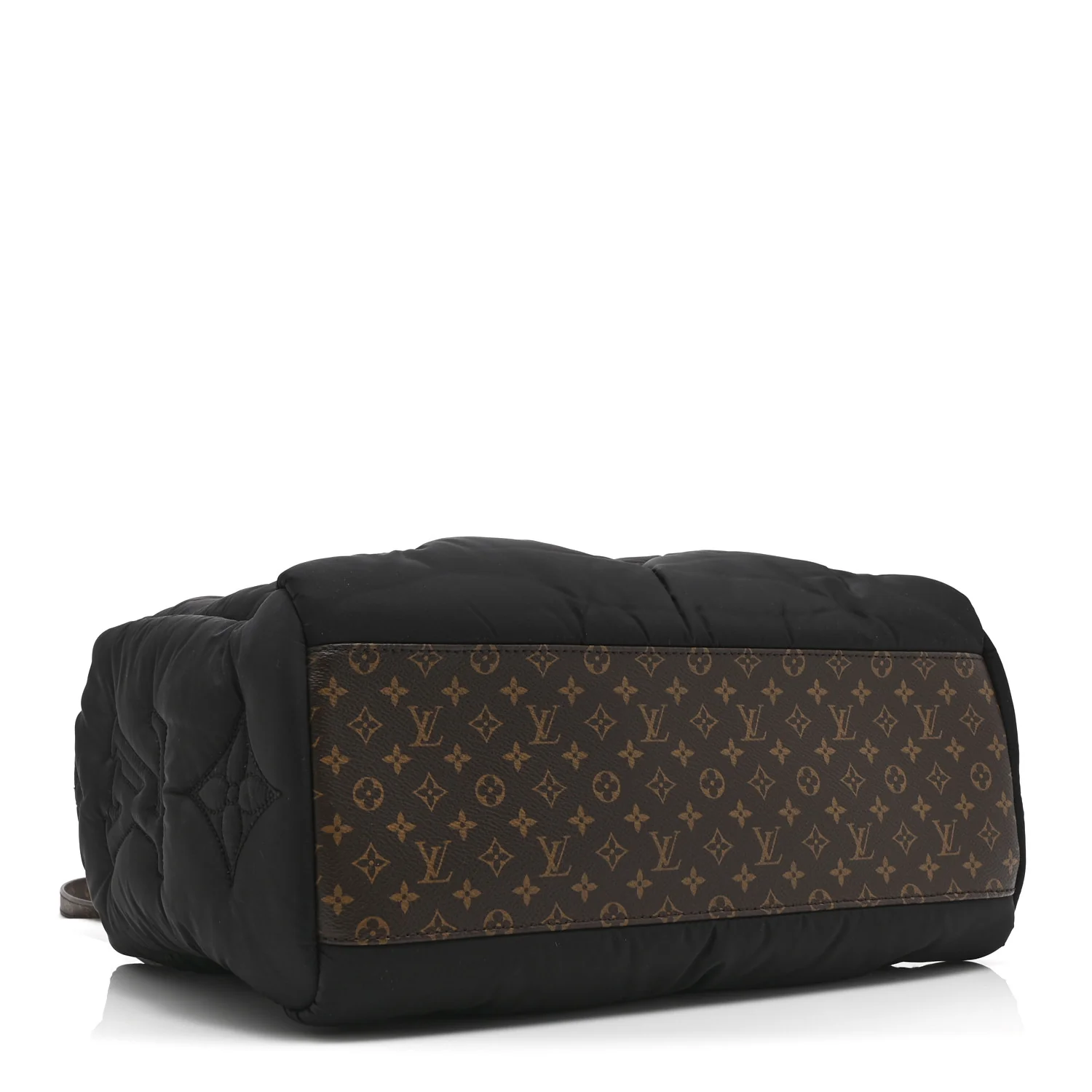 Econyl Monogram Pillow Giant Onthego MM Black - Image 4