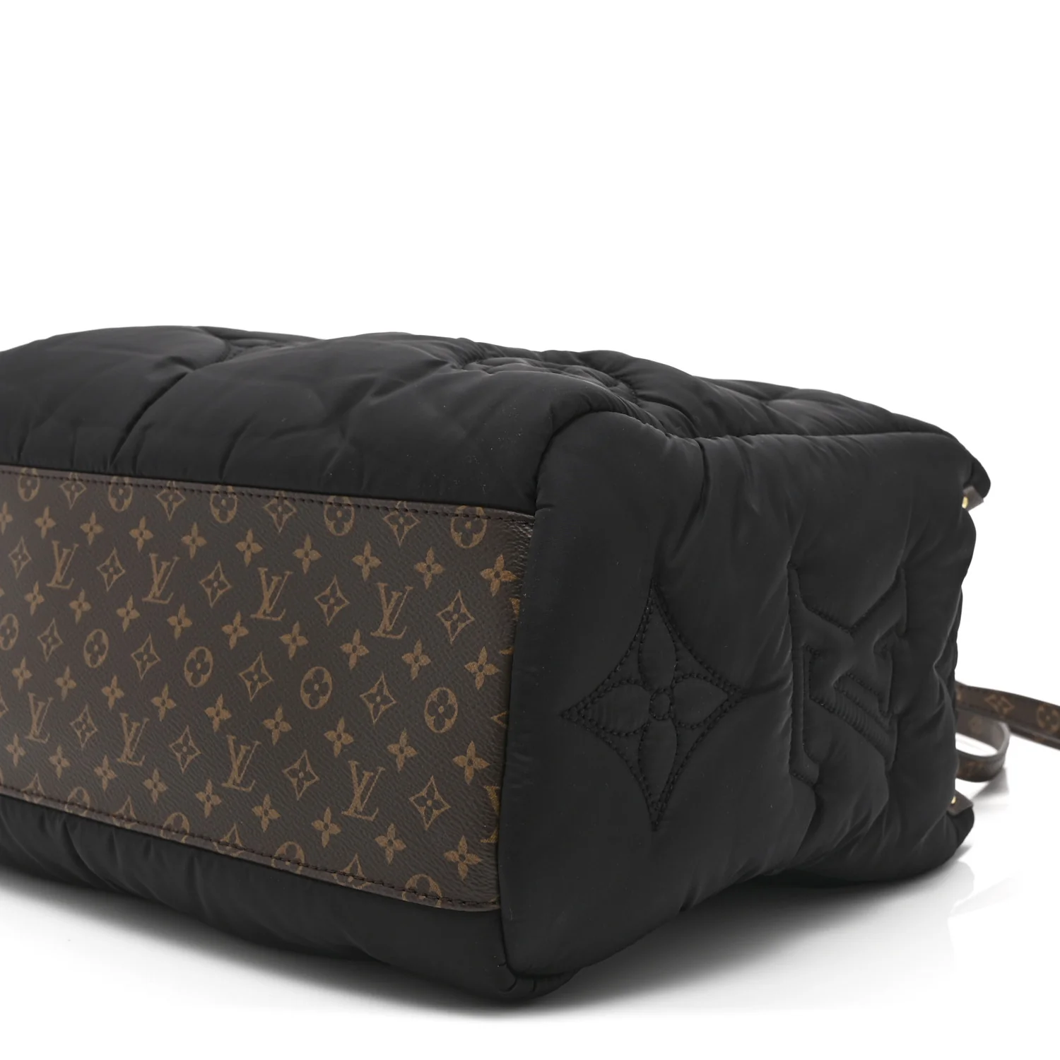Econyl Monogram Pillow Giant Onthego MM Black - Image 9