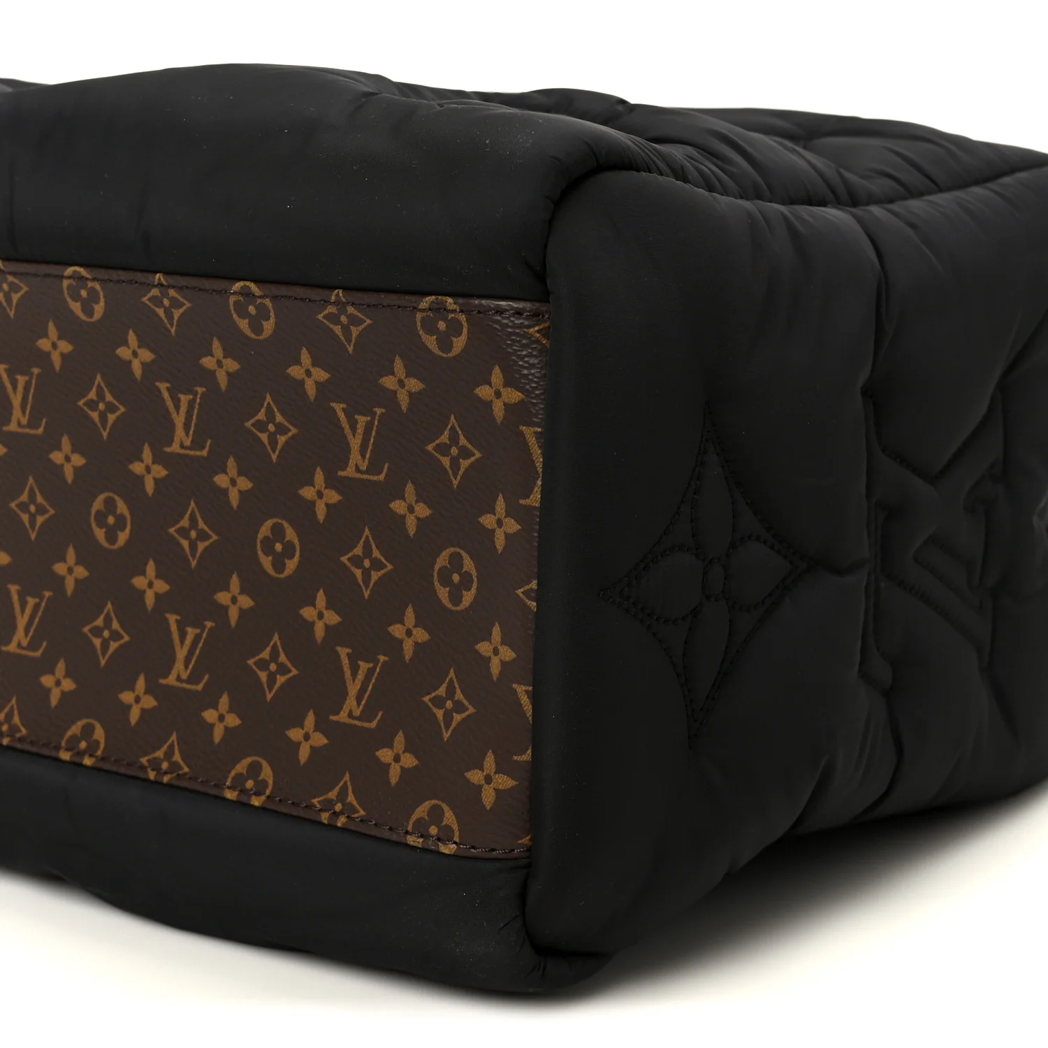 Econyl Monogram Pillow Giant Onthego MM Black - Image 8