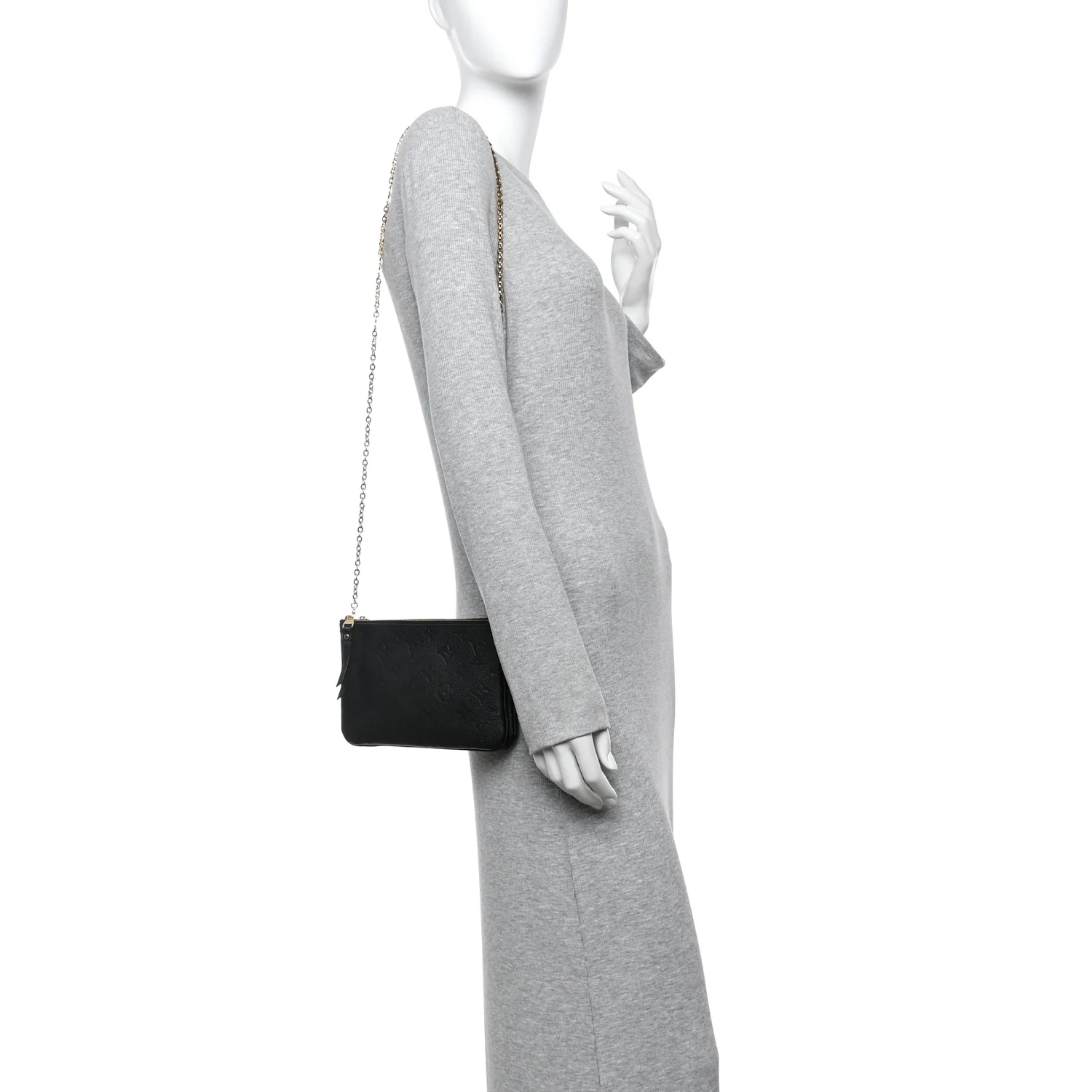 Empreinte Double Zip Pochette Black - Image 2
