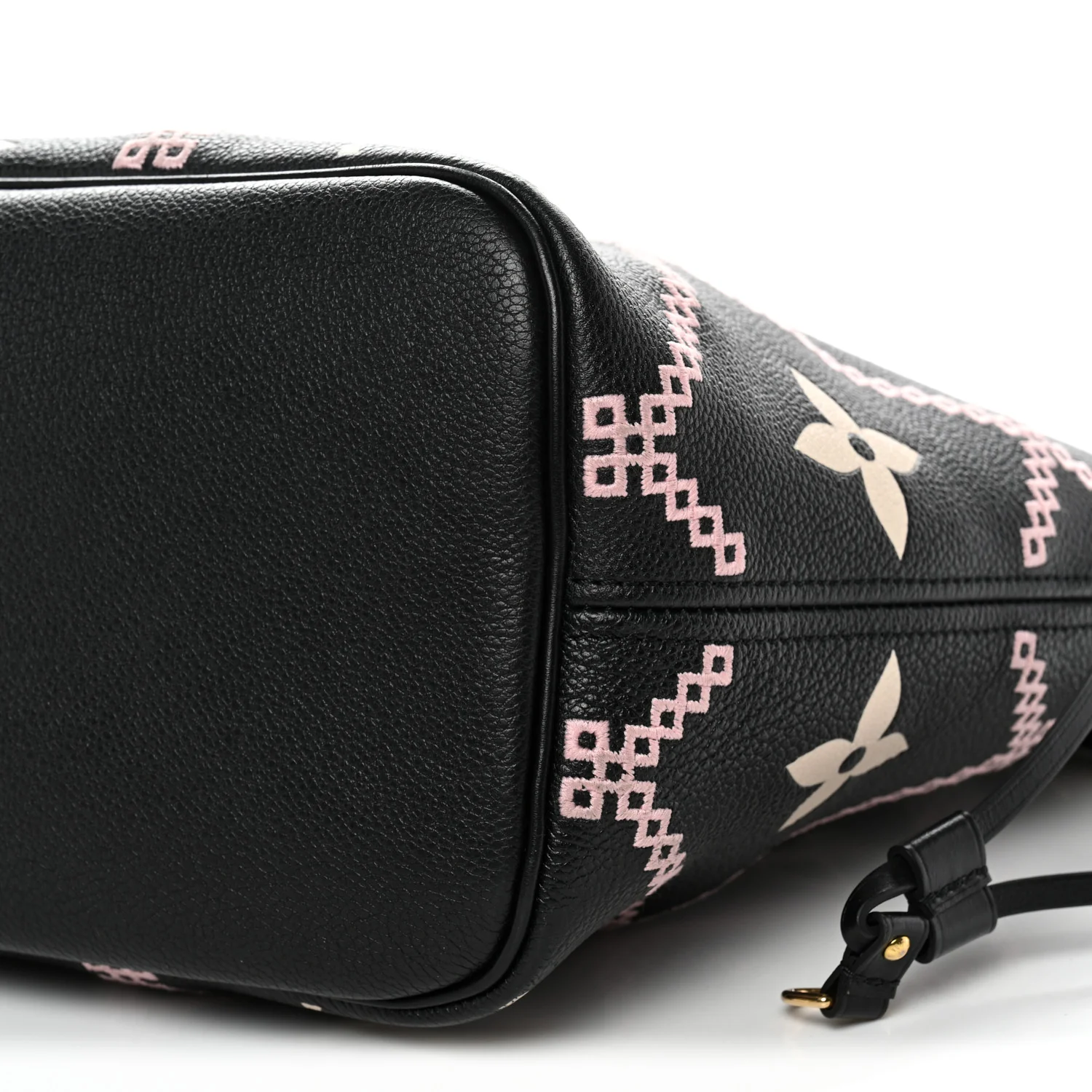 Empreinte Monogram Giant Broderies Neverfull MM Black - Image 9