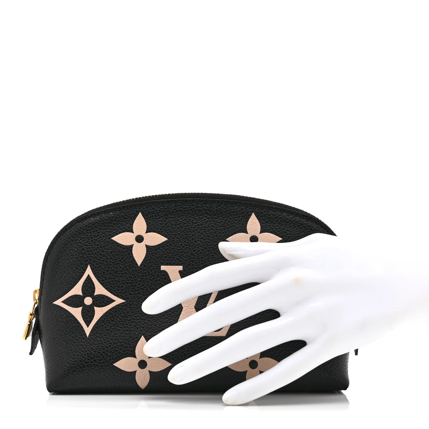 Empreinte Monogram Giant Cosmetic Pouch Black Beige - Image 2