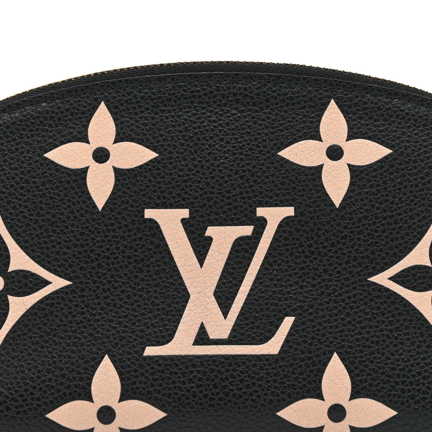 Empreinte Monogram Giant Cosmetic Pouch Black Beige - Image 7