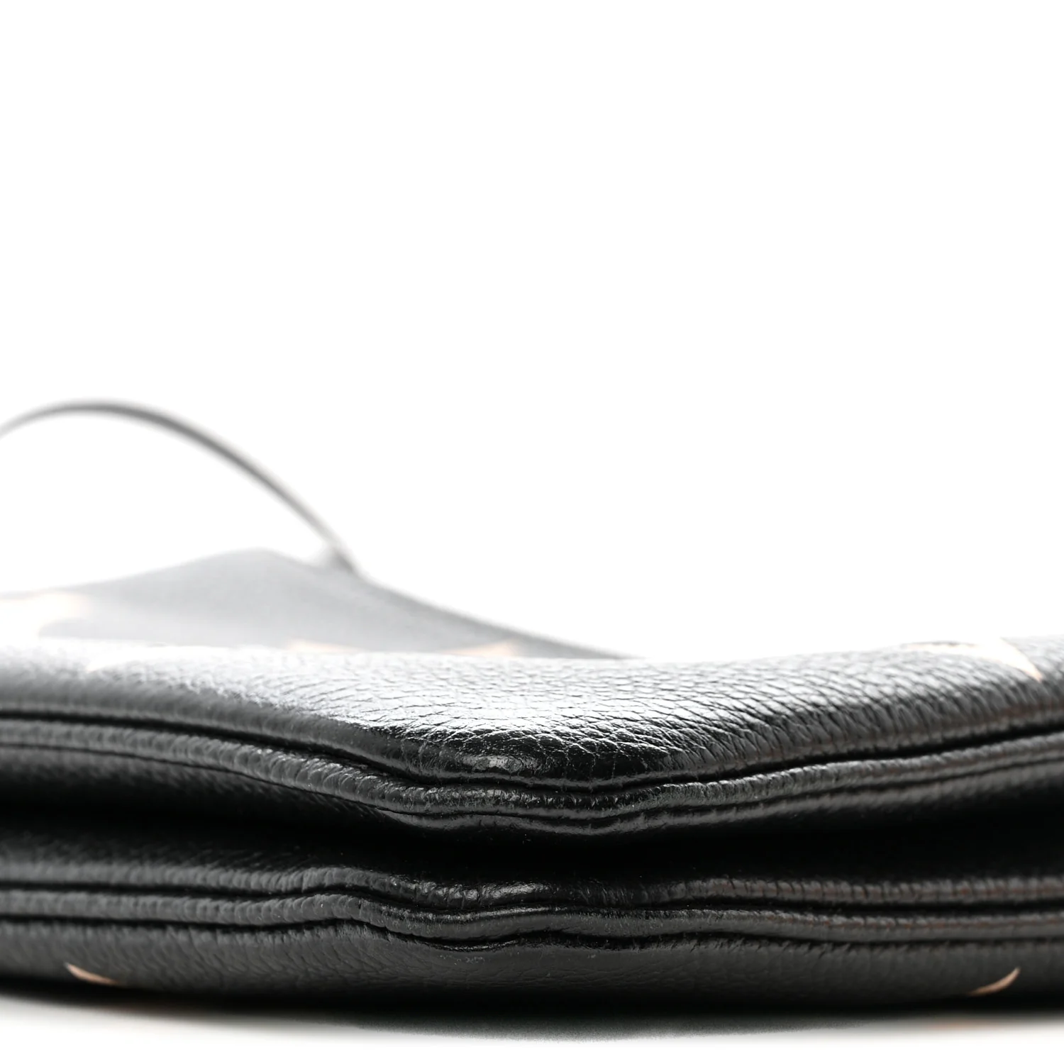 Empreinte Monogram Giant Double Zip Pochette Black Cream - Image 11