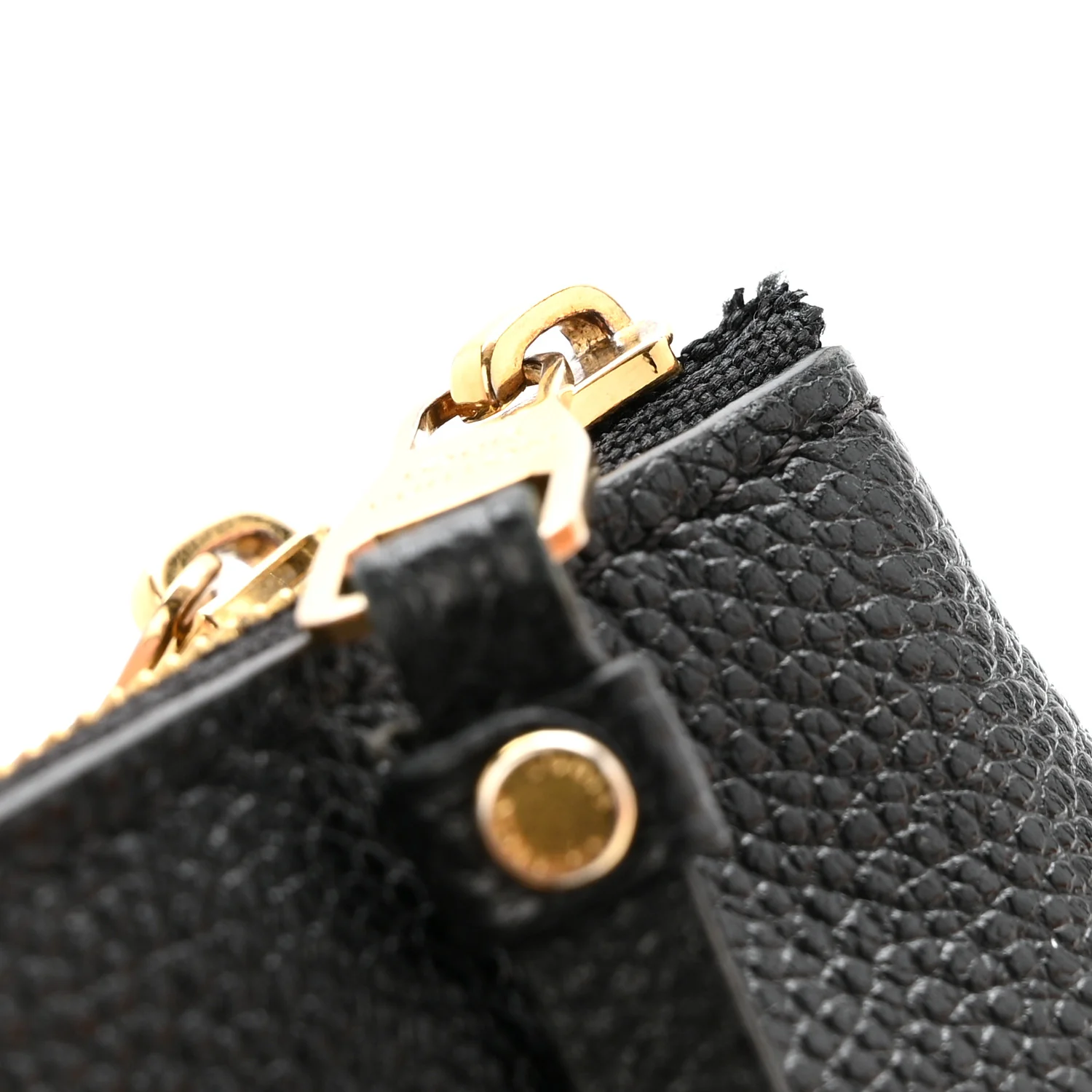 Empreinte Monogram Giant Double Zip Pochette Black Cream - Image 14