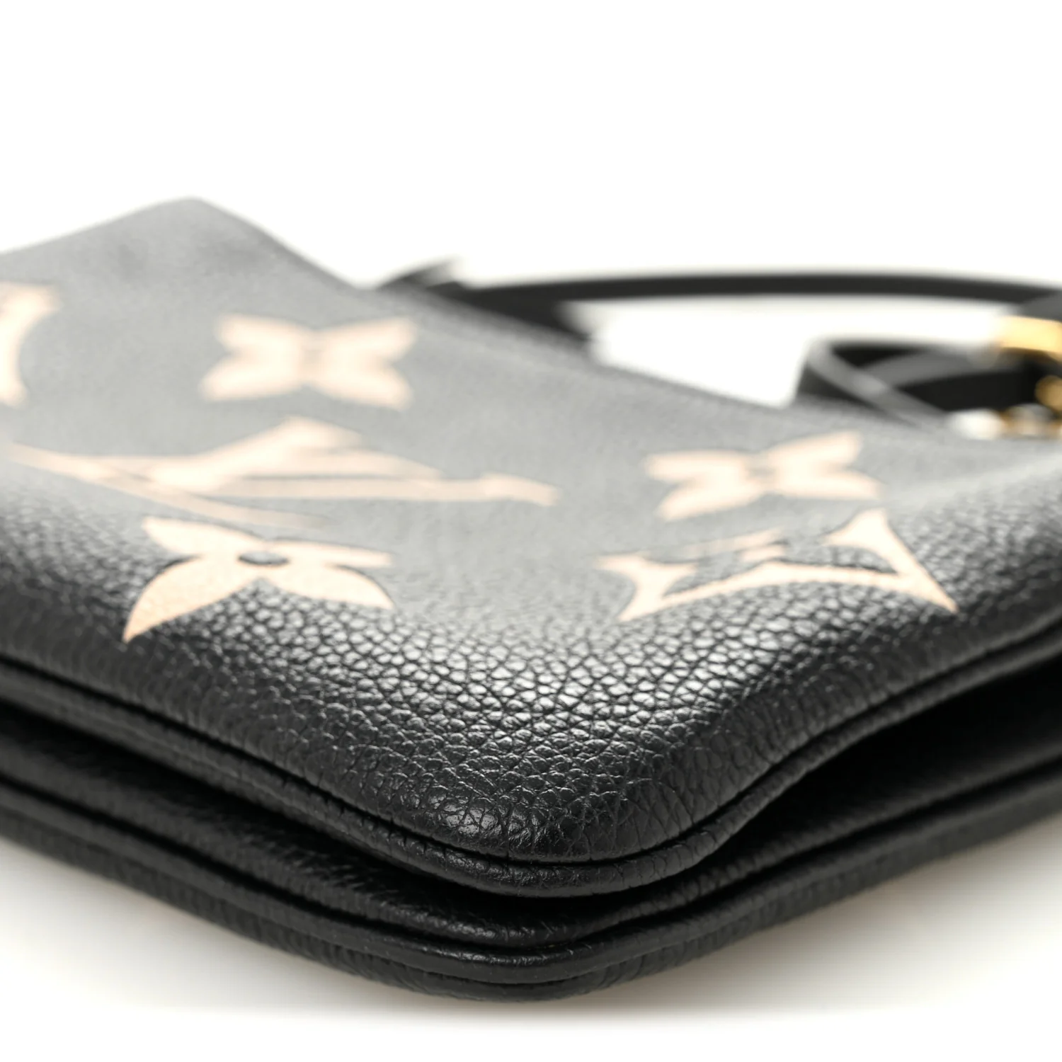 Empreinte Monogram Giant Double Zip Pochette Black Cream - Image 10