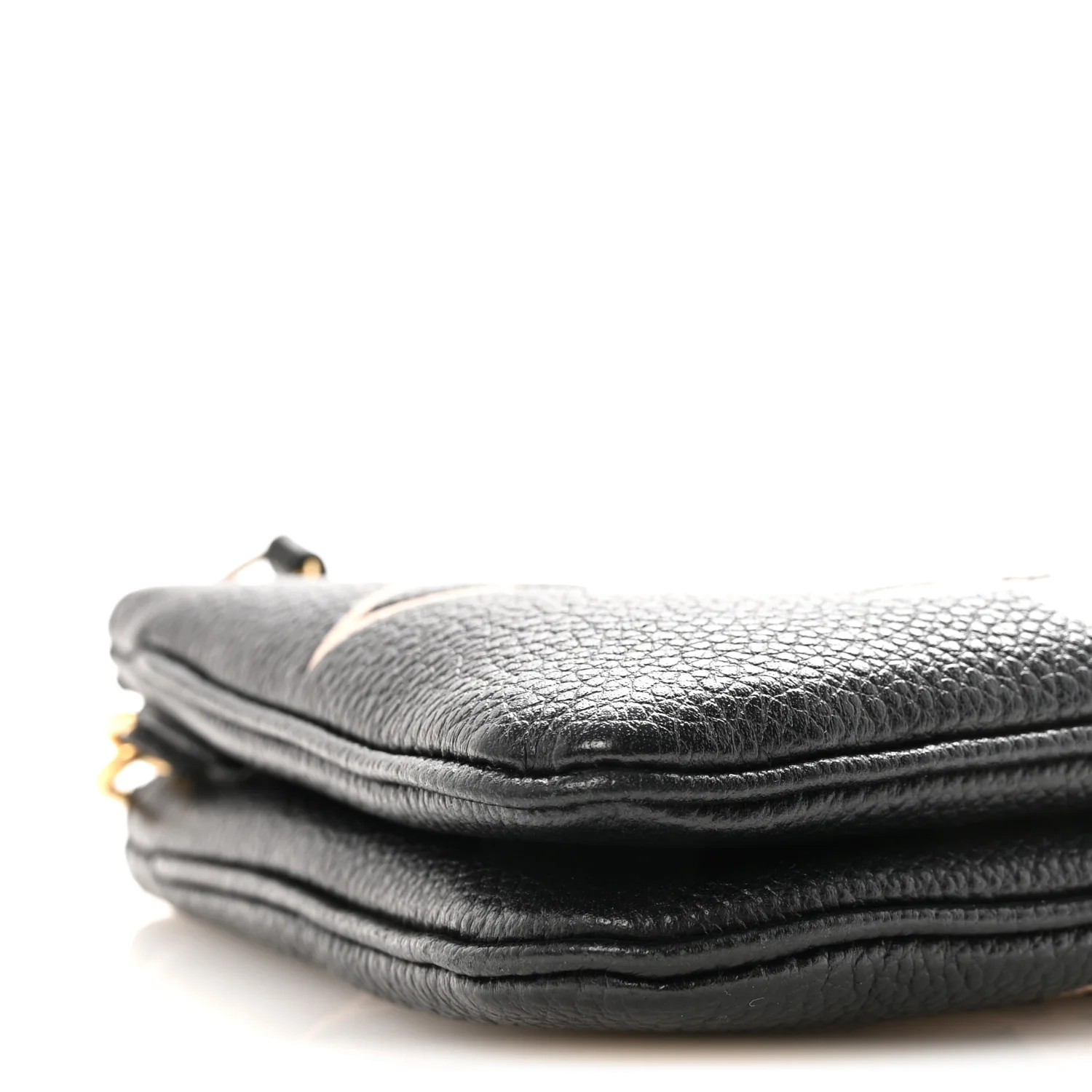 Empreinte Monogram Giant Double Zip Pochette Black Cream - Image 8