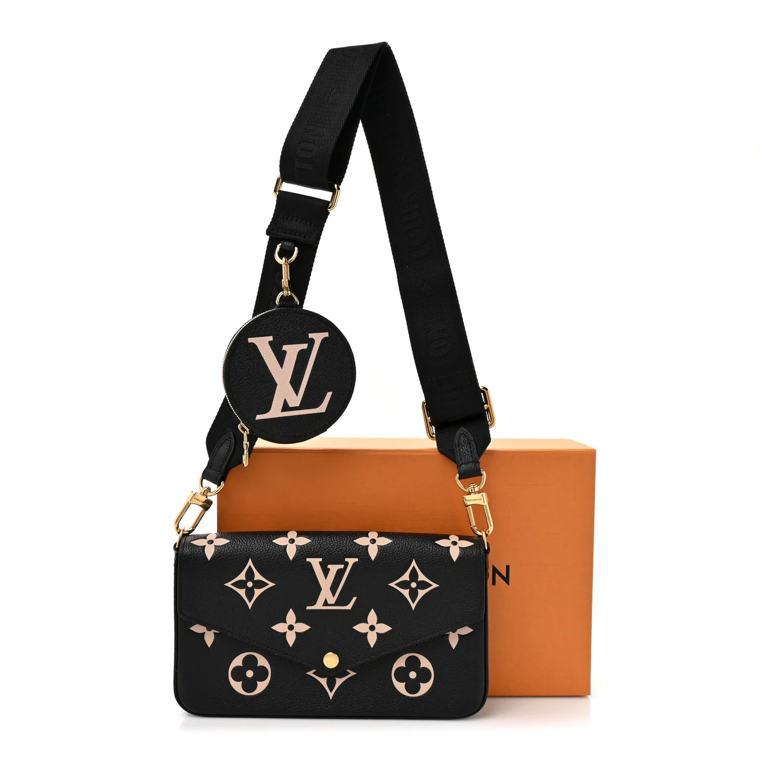 Empreinte Monogram Giant Felicie Pochette Black Beige - Image 10