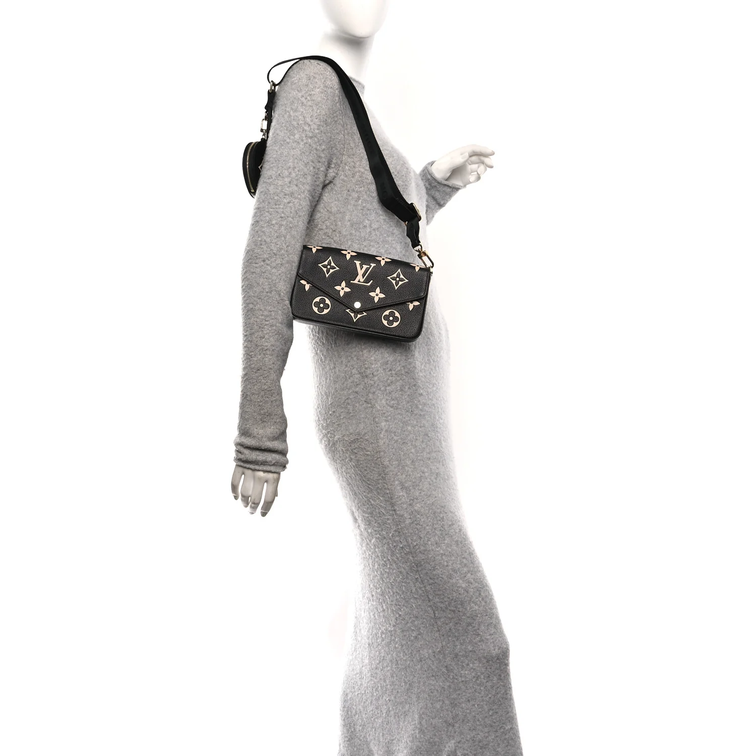 Empreinte Monogram Giant Felicie Pochette Black Beige - Image 2