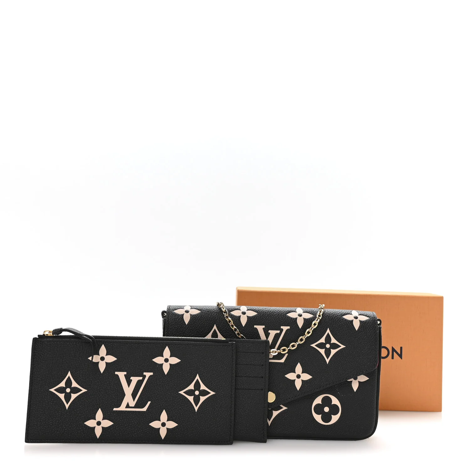 Empreinte Monogram Giant Felicie Pochette Black Beige - Image 11