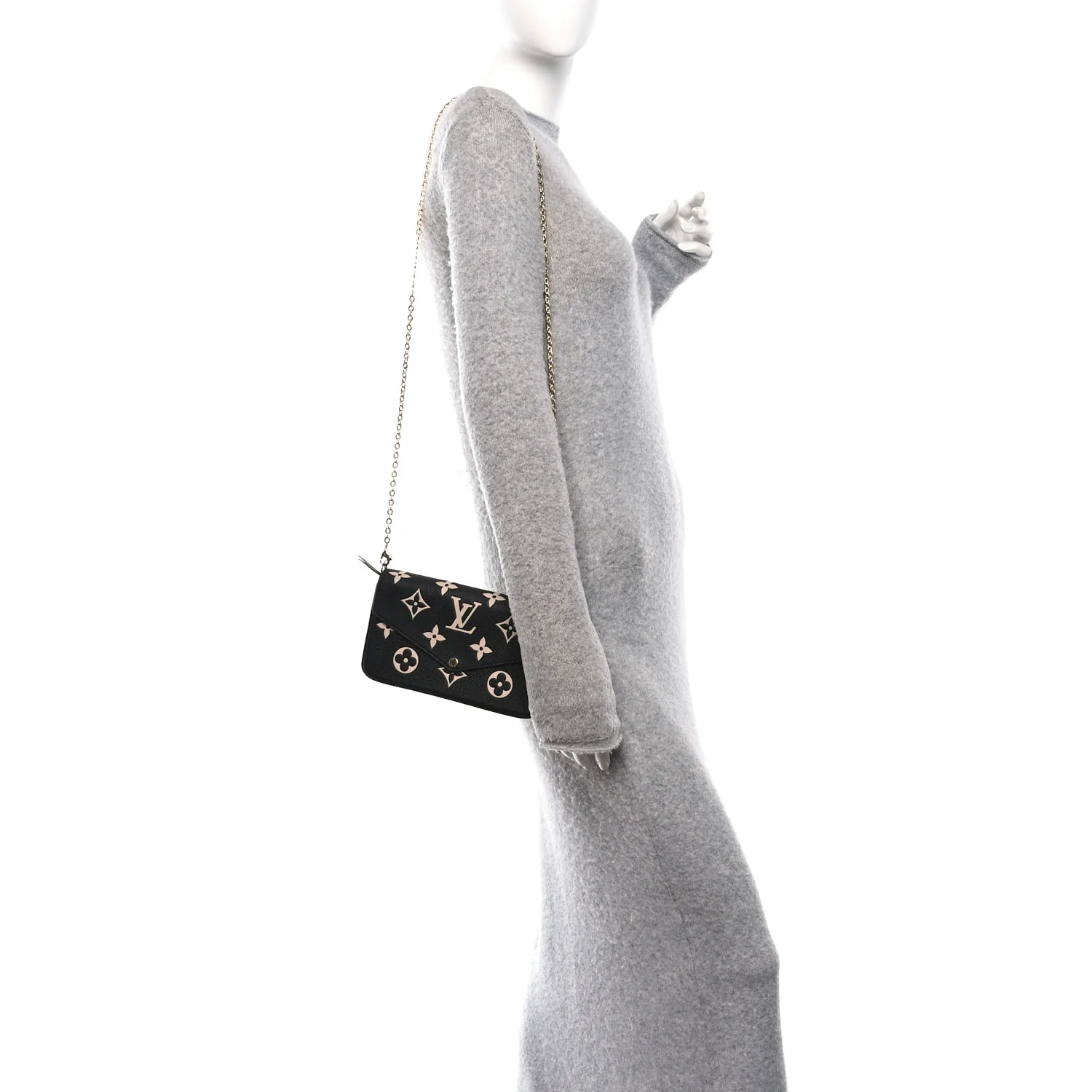 Empreinte Monogram Giant Felicie Pochette Black Beige - Image 2