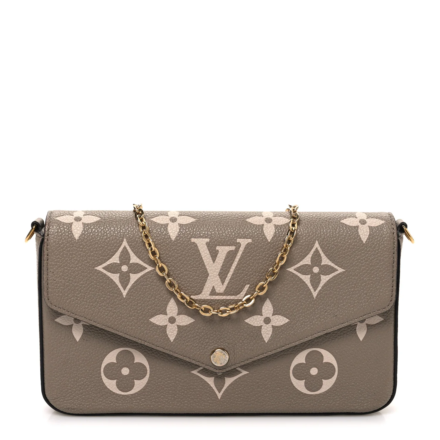 Empreinte Monogram Giant Felicie Pochette Tourterelle Creme