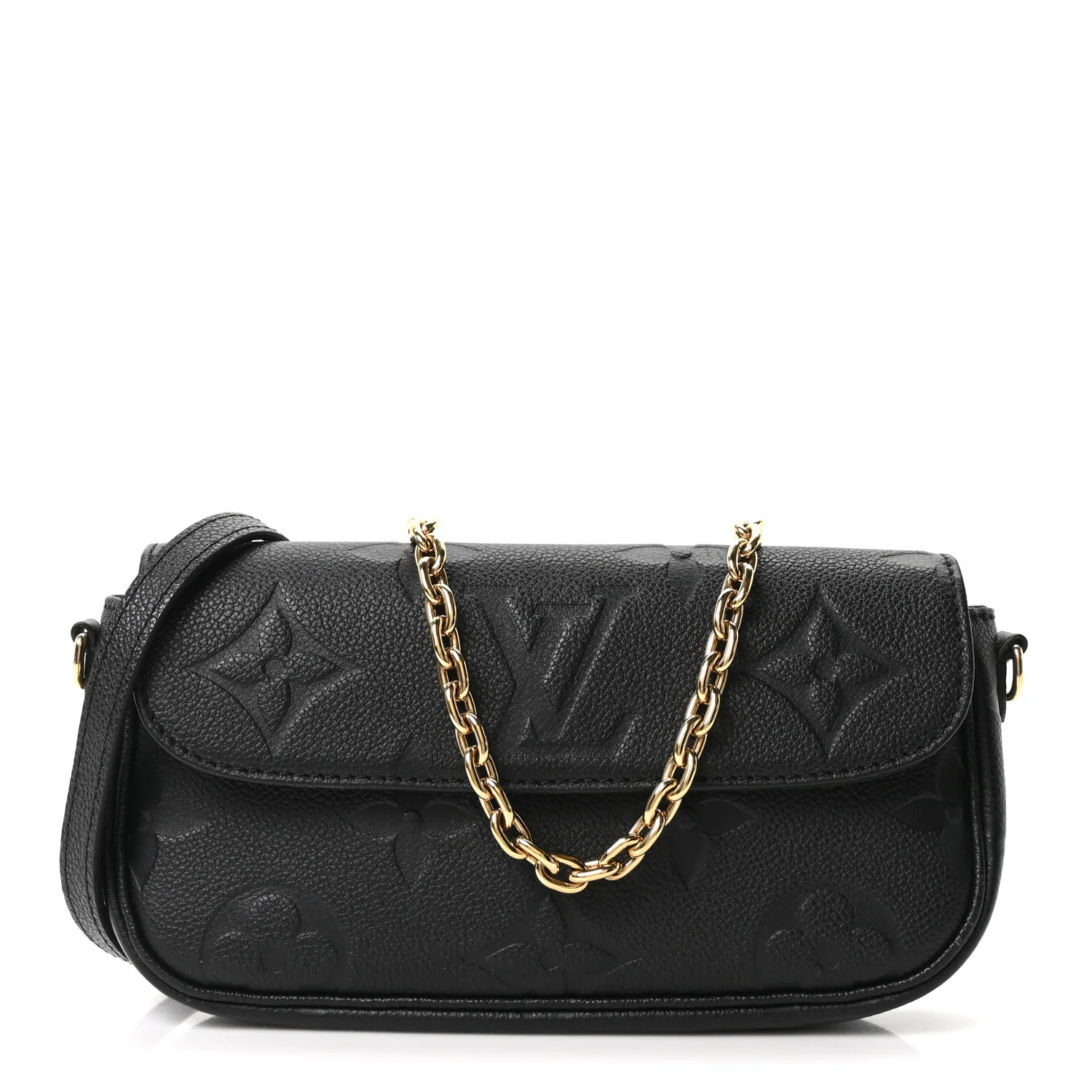 Empreinte Monogram Giant Ivy Wallet On Chain Black